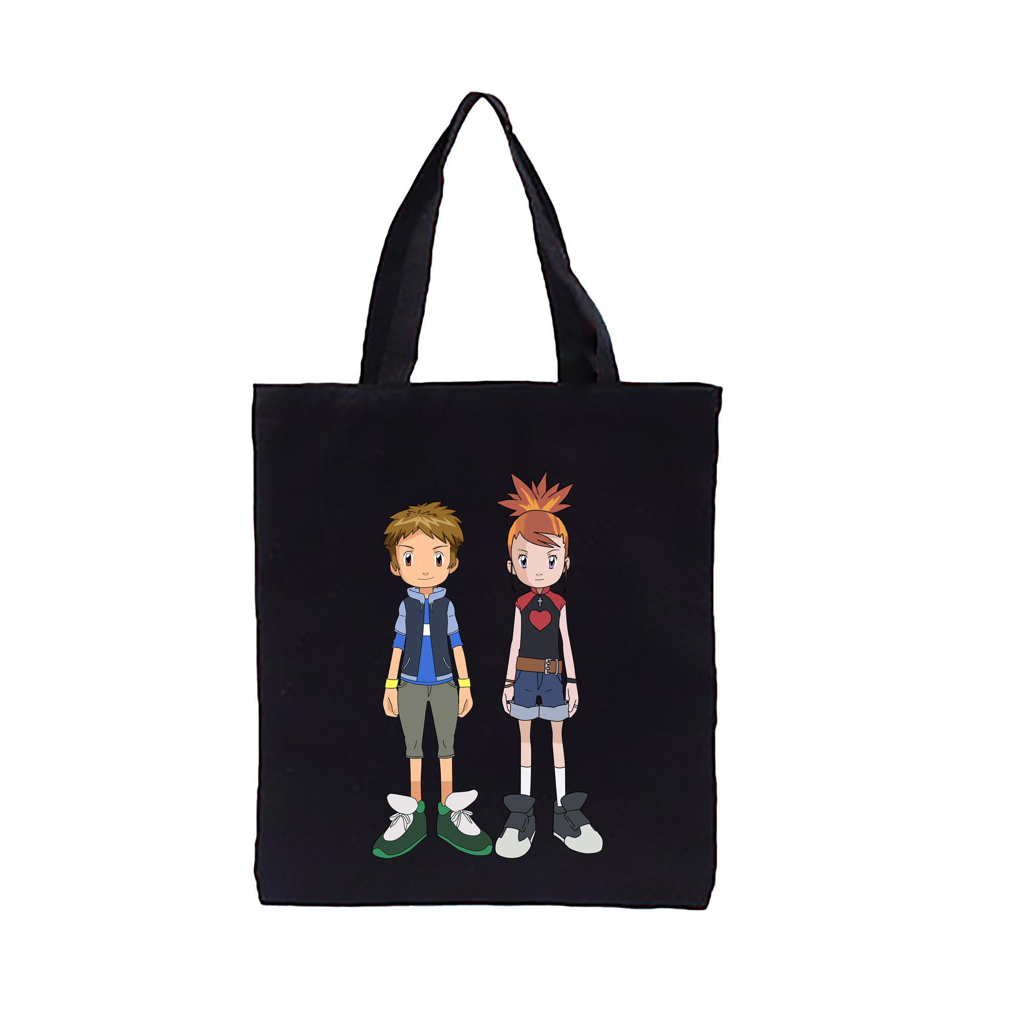 （画像用） Digimon デジタルモンスター/デジモン 縦型キャンバス生地手提げバッグ　トートバッグ
