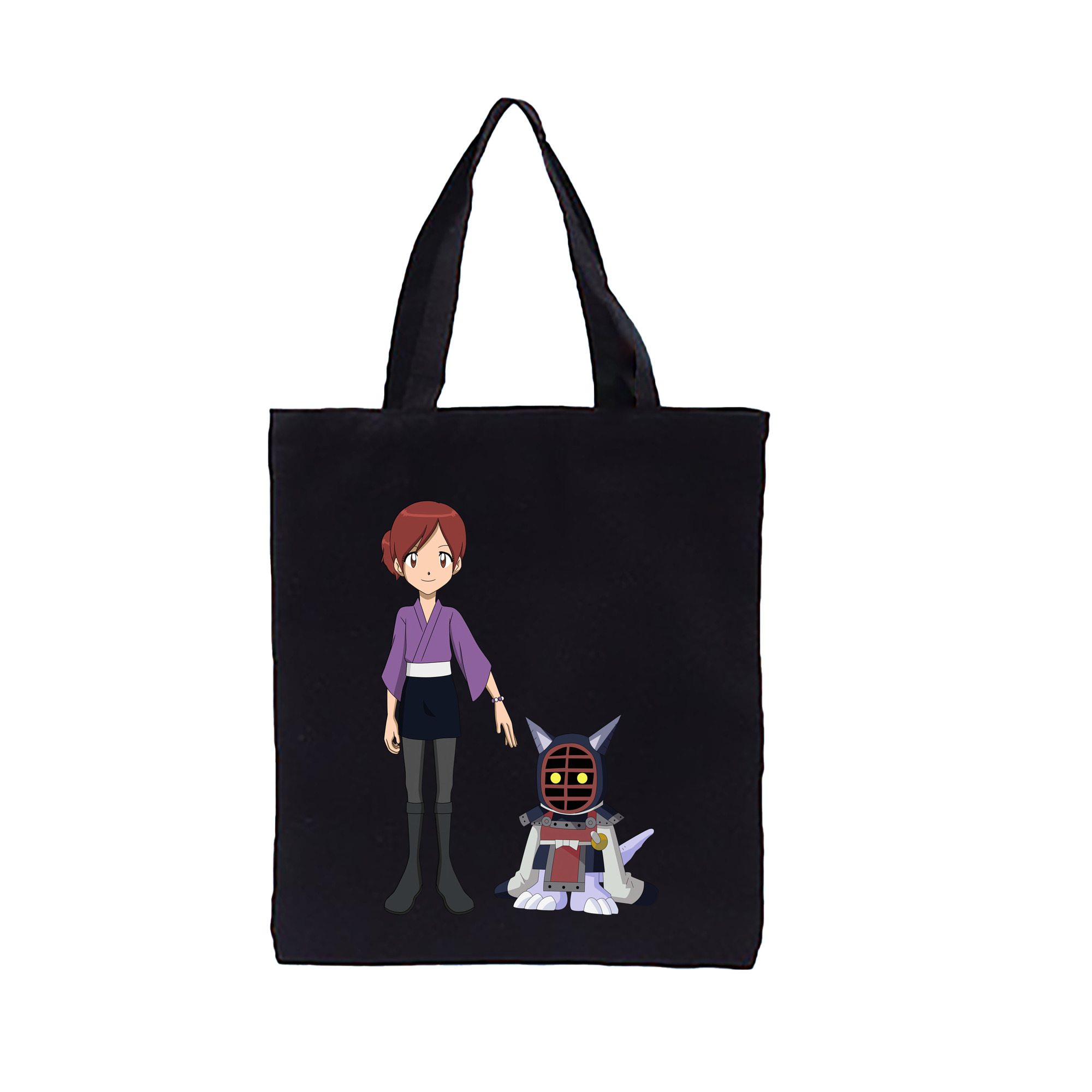 （画像用） Digimon デジタルモンスター/デジモン 縦型キャンバス生地手提げバッグ　トートバッグ
