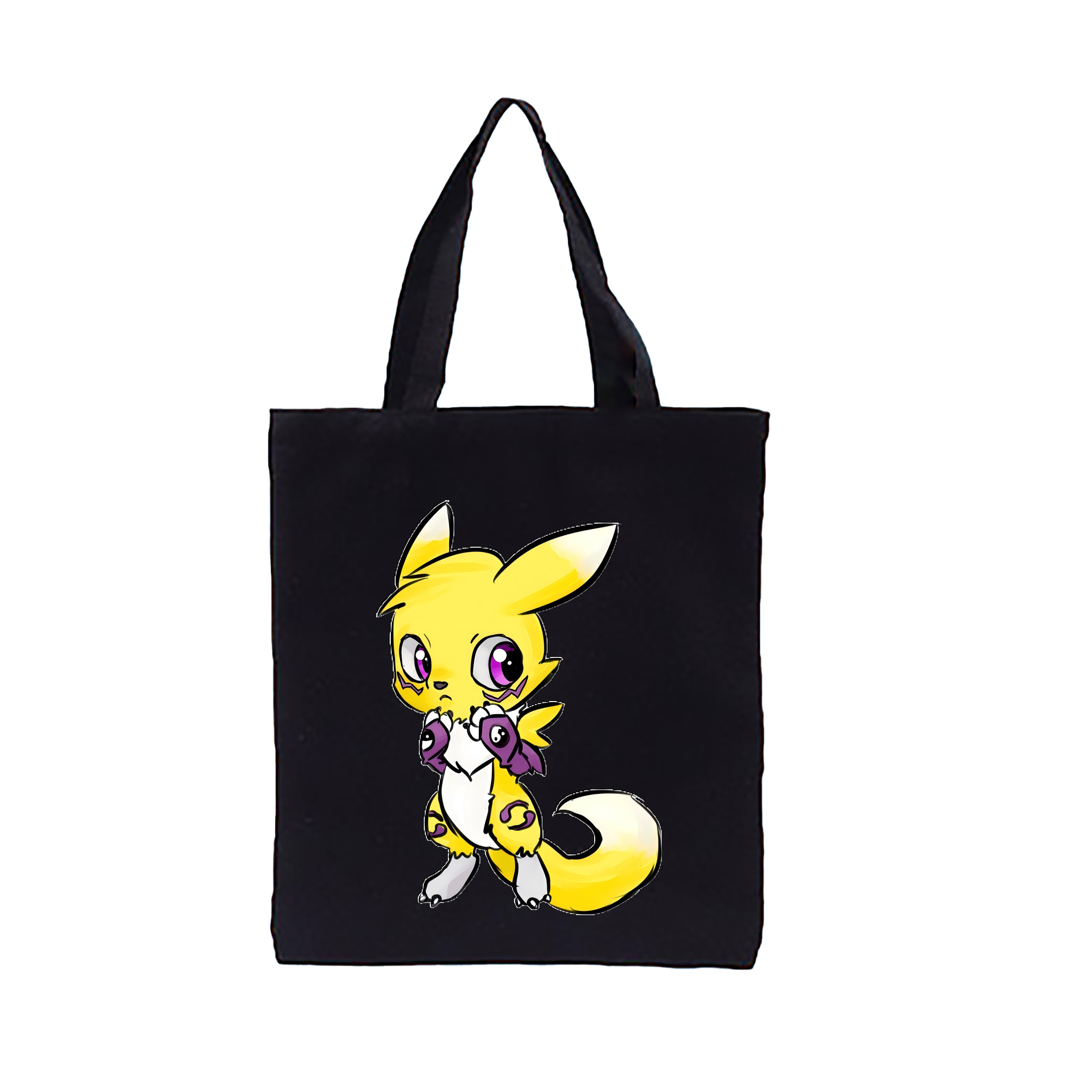 （画像用） Digimon デジタルモンスター/デジモン 縦型キャンバス生地手提げバッグ　トートバッグ