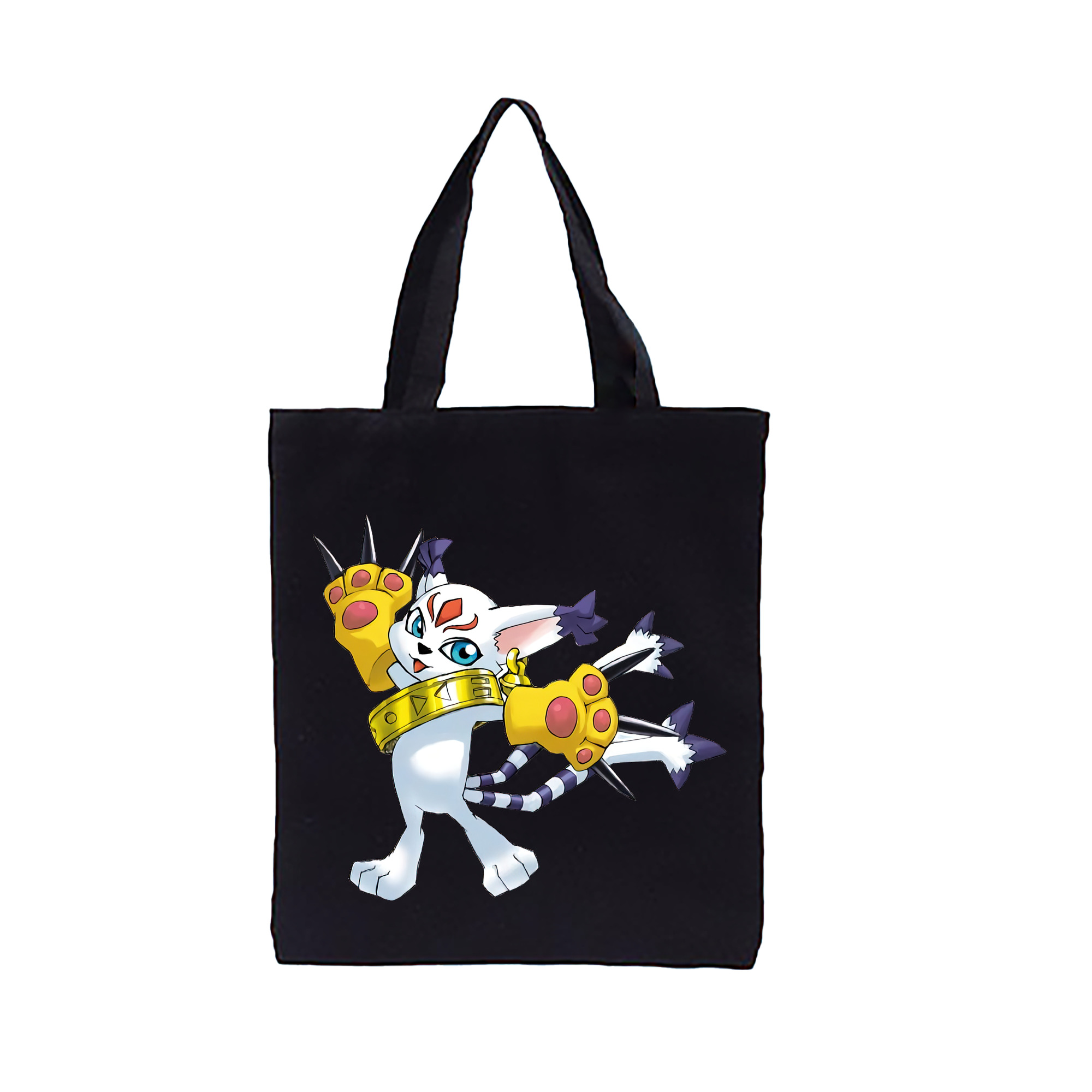 （画像用） Digimon デジタルモンスター/デジモン 縦型キャンバス生地手提げバッグ　トートバッグ