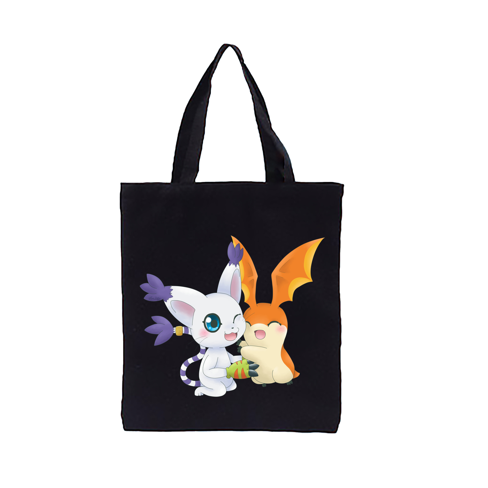 （画像用） Digimon デジタルモンスター/デジモン 縦型キャンバス生地手提げバッグ　トートバッグ