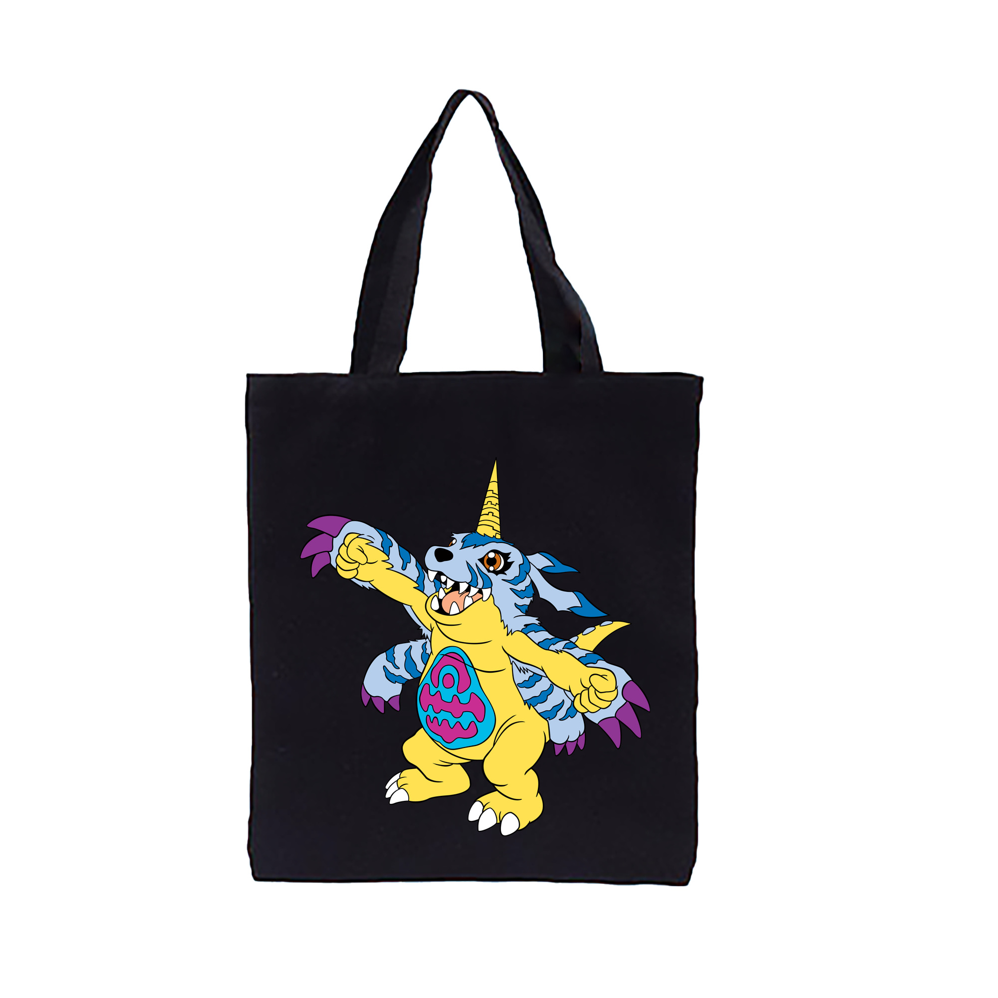 （画像用） Digimon デジタルモンスター/デジモン 縦型キャンバス生地手提げバッグ　トートバッグ