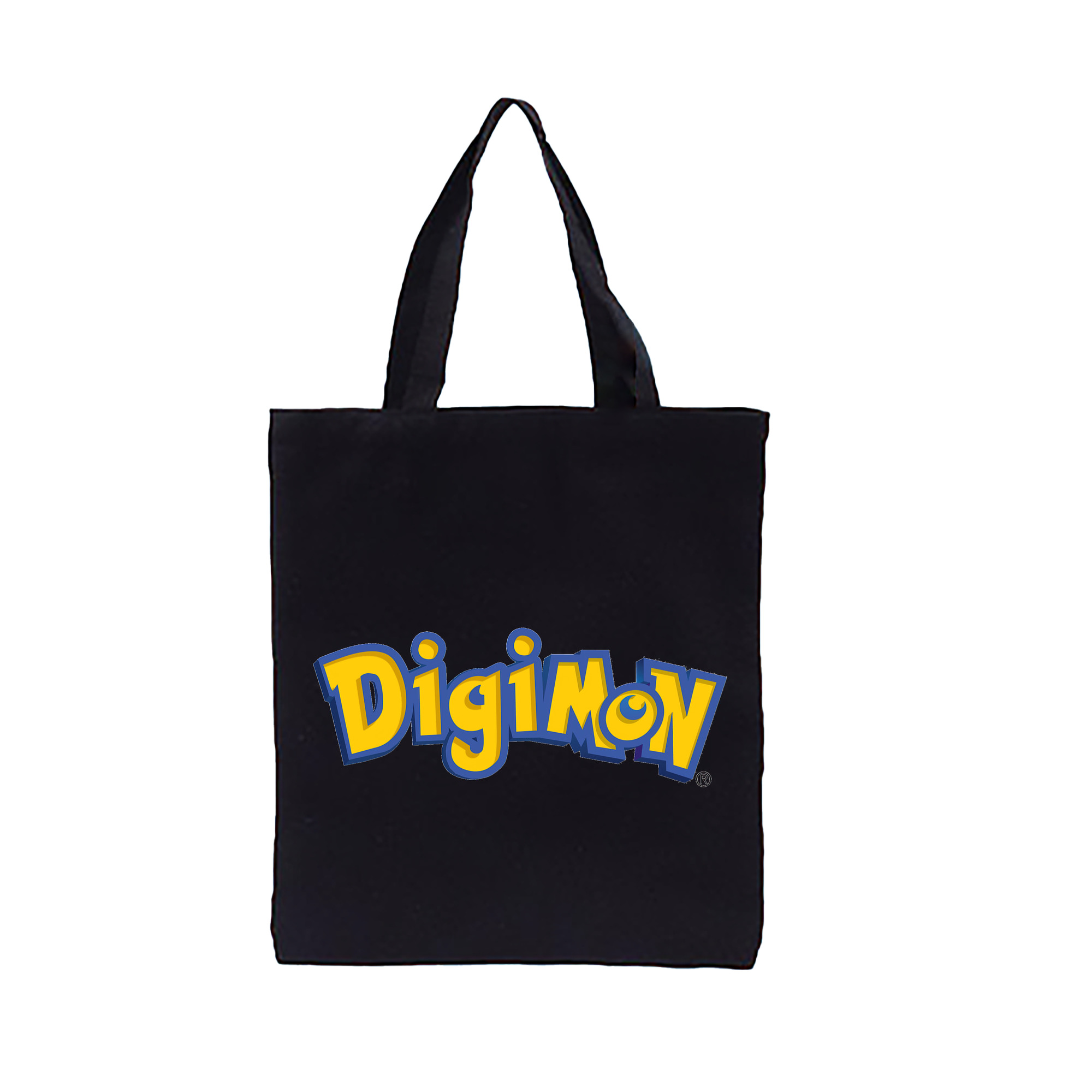 （画像用） Digimon デジタルモンスター/デジモン 縦型キャンバス生地手提げバッグ　トートバッグ