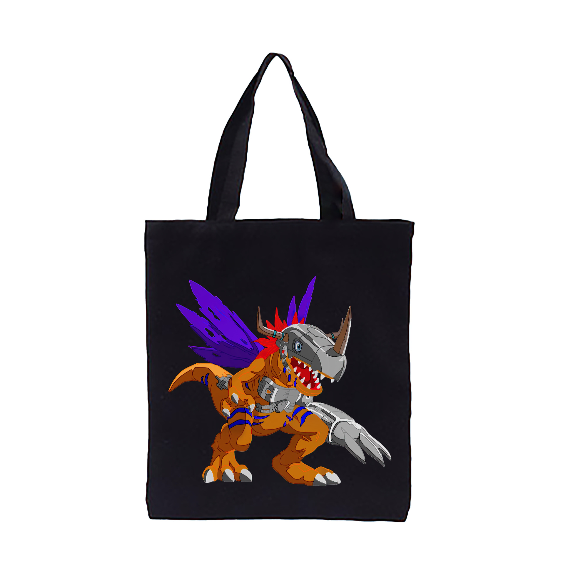 （画像用） Digimon デジタルモンスター/デジモン 縦型キャンバス生地手提げバッグ　トートバッグ