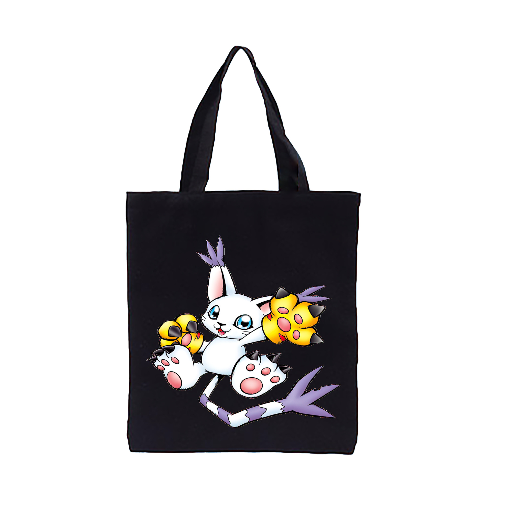 （画像用） Digimon デジタルモンスター/デジモン 縦型キャンバス生地手提げバッグ　トートバッグ