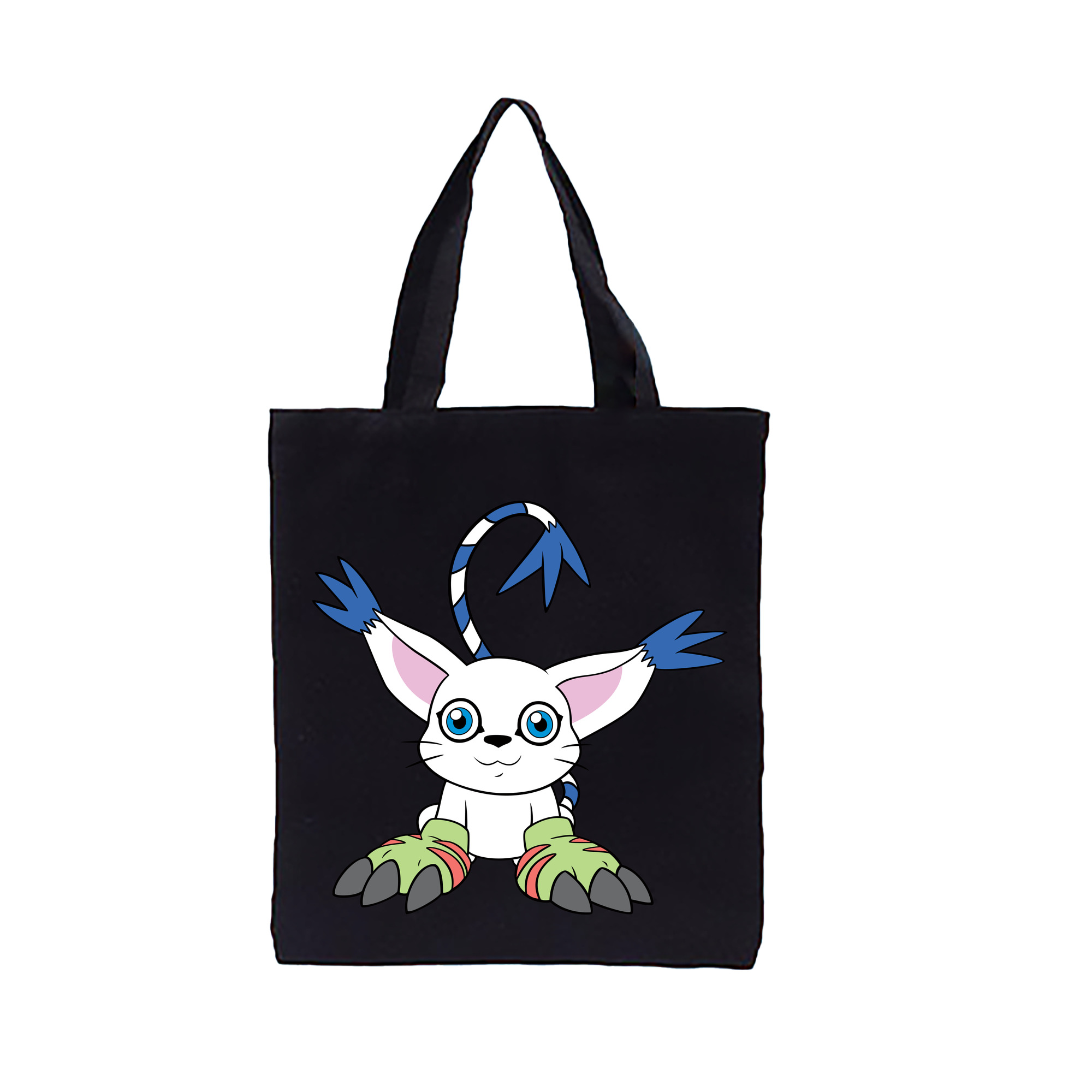 （画像用） Digimon デジタルモンスター/デジモン 縦型キャンバス生地手提げバッグ　トートバッグ