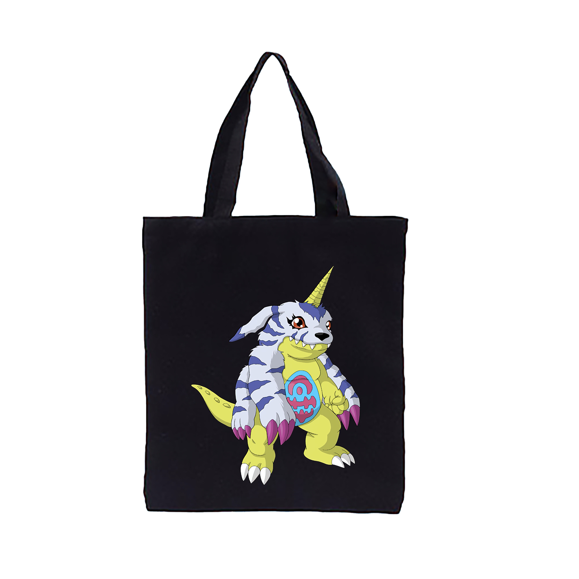 （画像用） Digimon デジタルモンスター/デジモン 縦型キャンバス生地手提げバッグ　トートバッグ