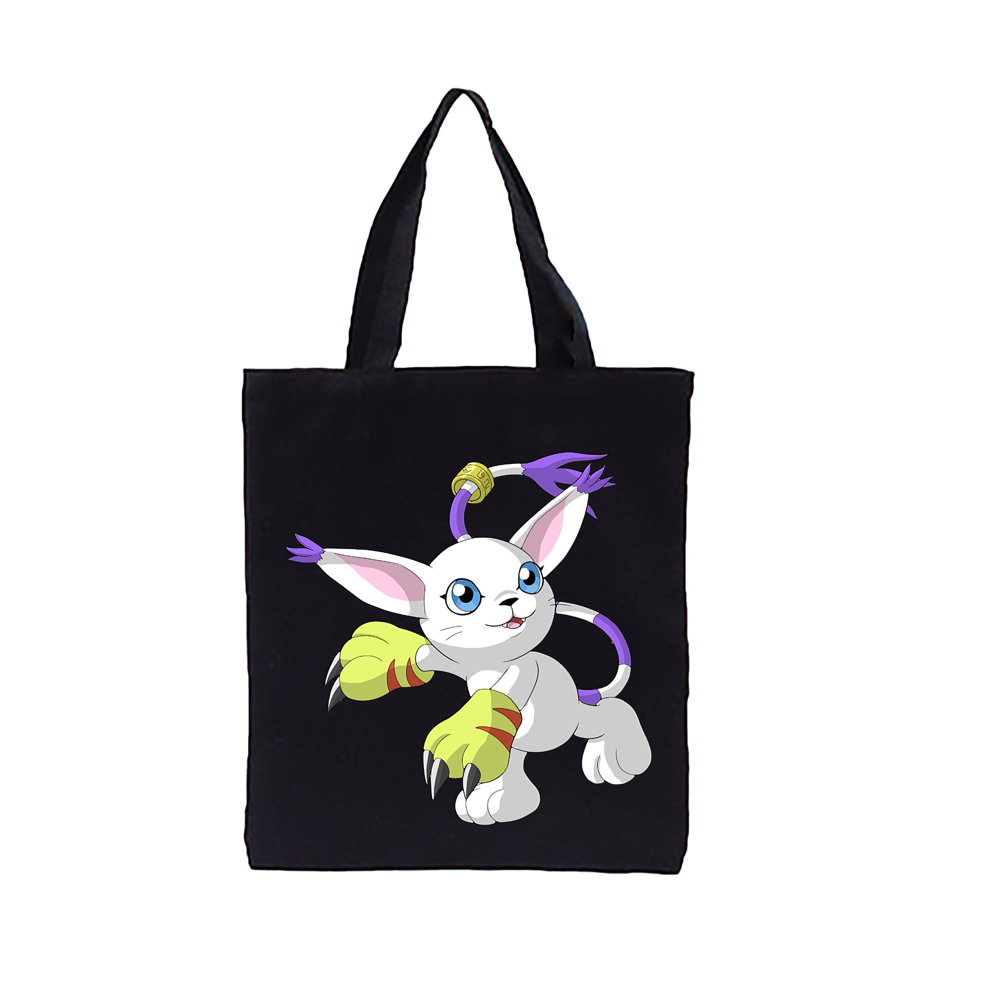（画像用） Digimon デジタルモンスター/デジモン 縦型キャンバス生地手提げバッグ　トートバッグ