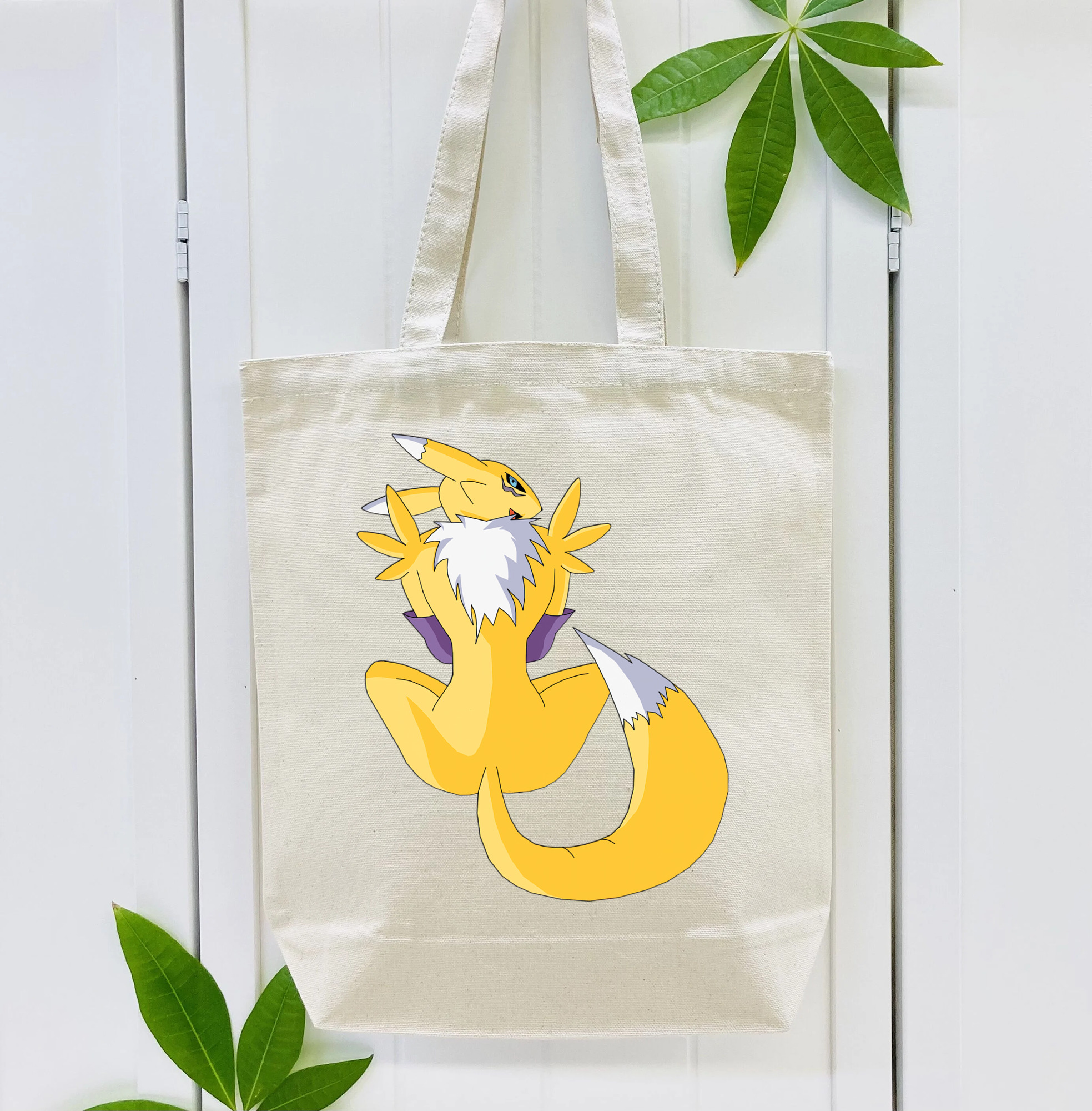 Digimon デジタルモンスター/デジモン 縦型キャンバス生地手提げバッグ　トートバッグ
