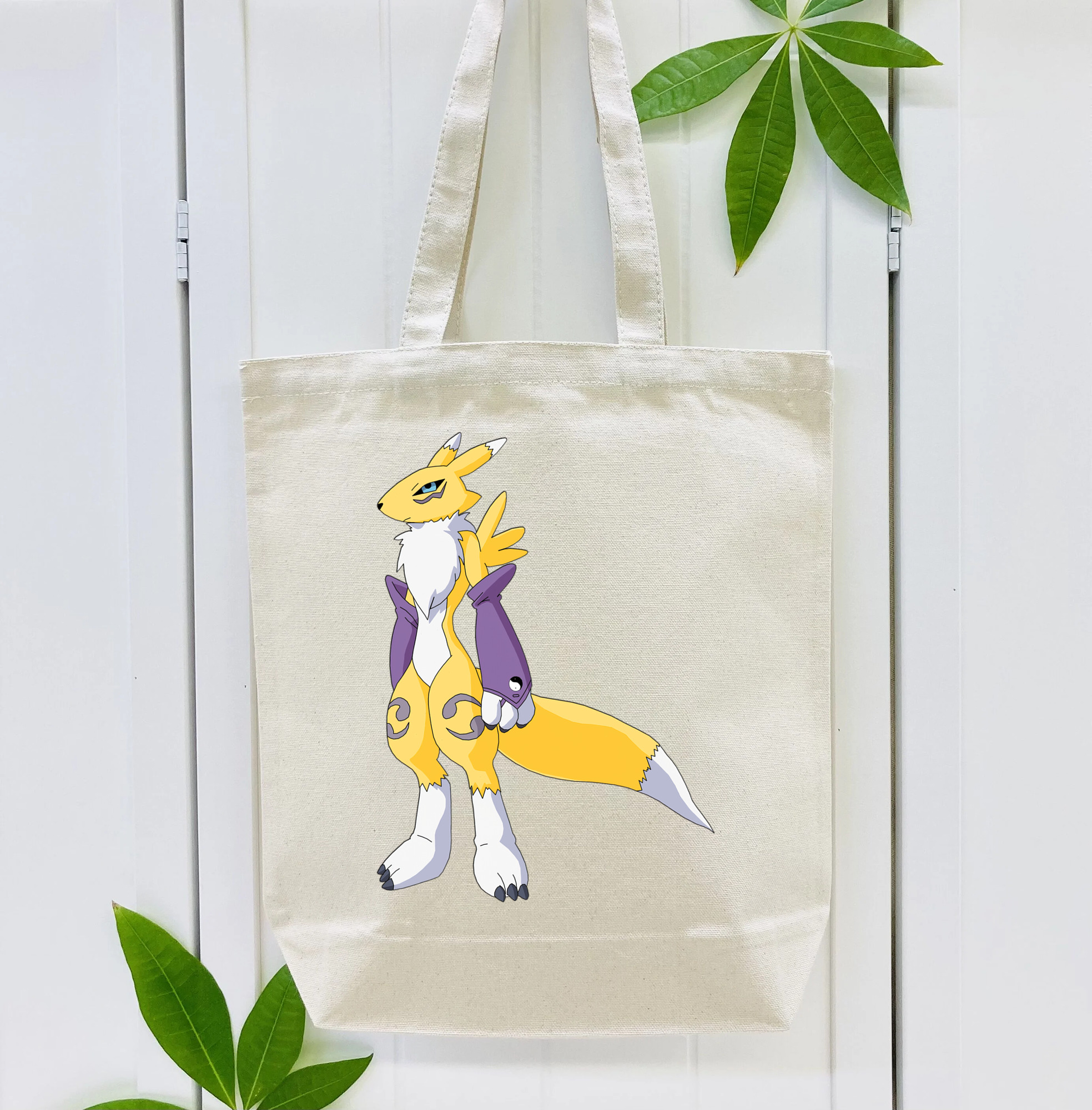 Digimon デジタルモンスター/デジモン 縦型キャンバス生地手提げバッグ　トートバッグ