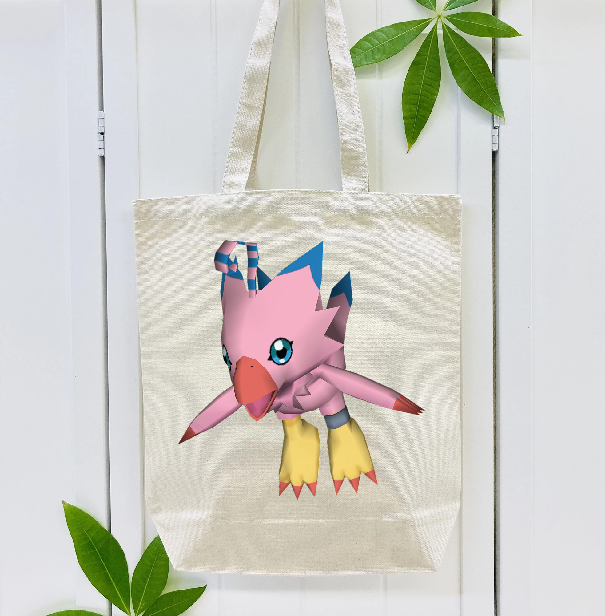 Digimon デジタルモンスター/デジモン 縦型キャンバス生地手提げバッグ　トートバッグ