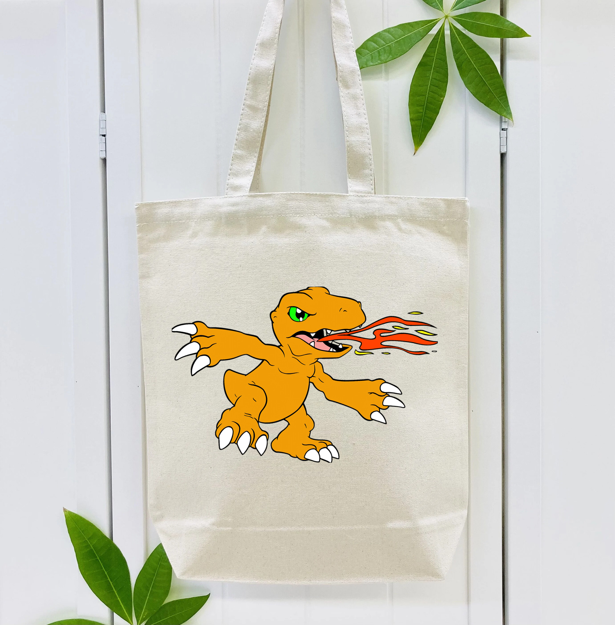 Digimon デジタルモンスター/デジモン 縦型キャンバス生地手提げバッグ　トートバッグ
