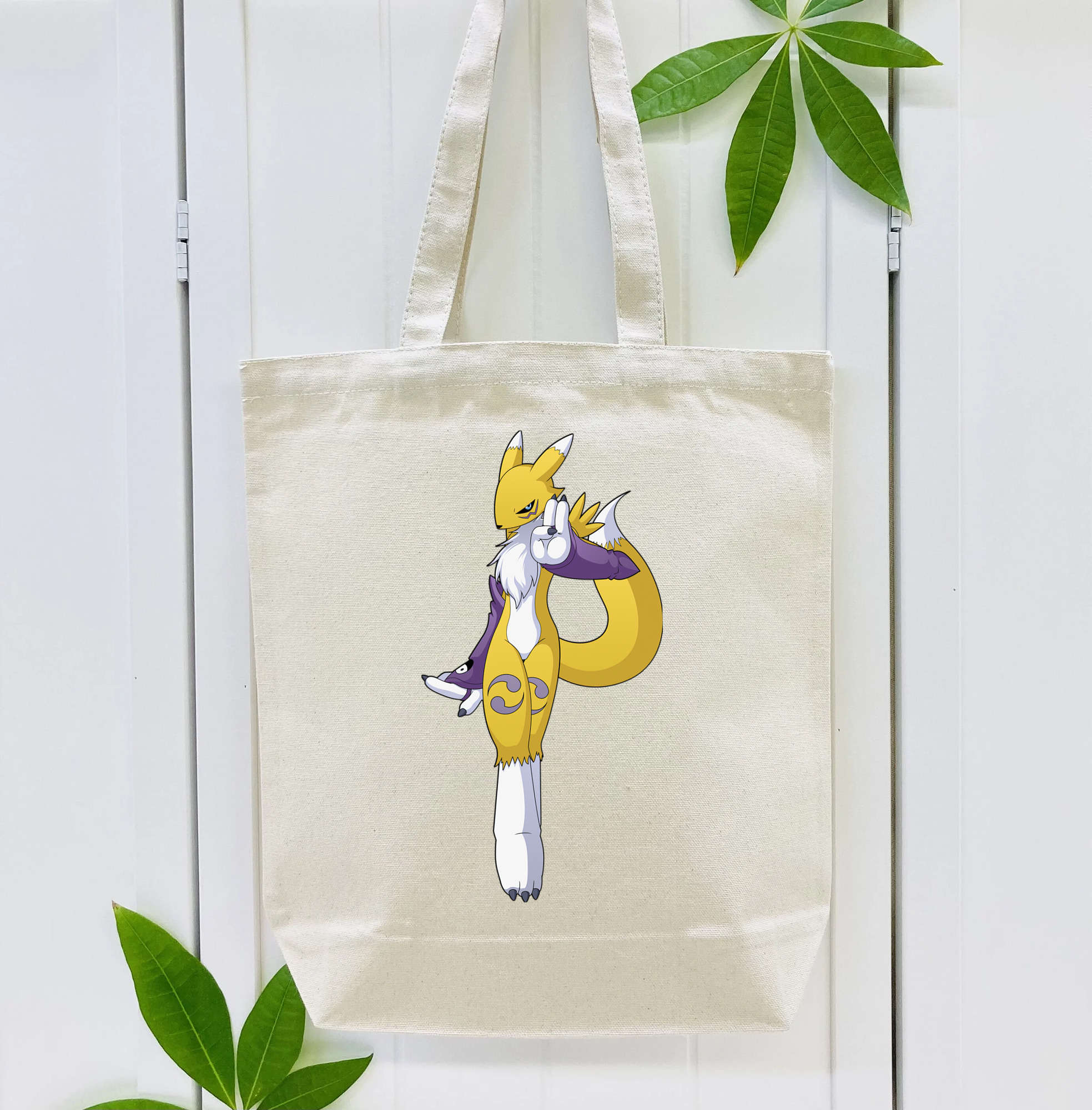 Digimon デジタルモンスター/デジモン 縦型キャンバス生地手提げバッグ　トートバッグ