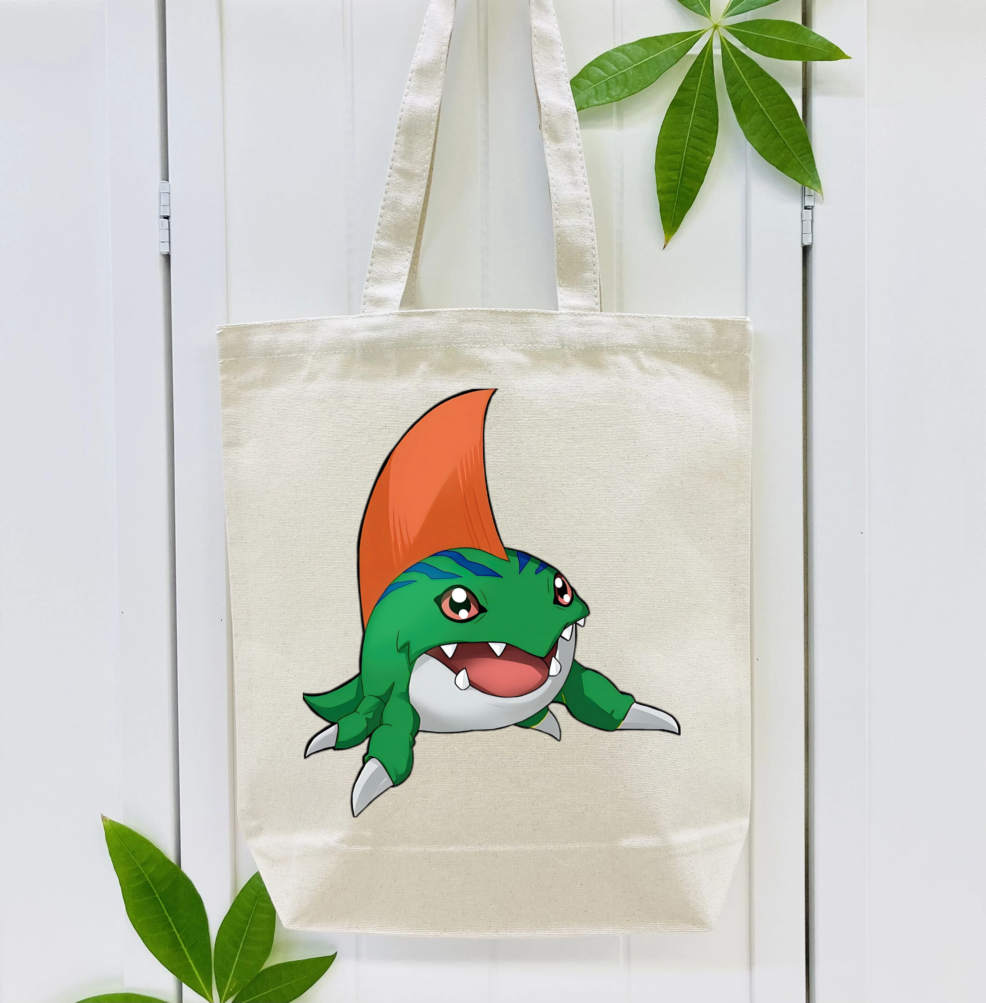 Digimon デジタルモンスター/デジモン 縦型キャンバス生地手提げバッグ　トートバッグ