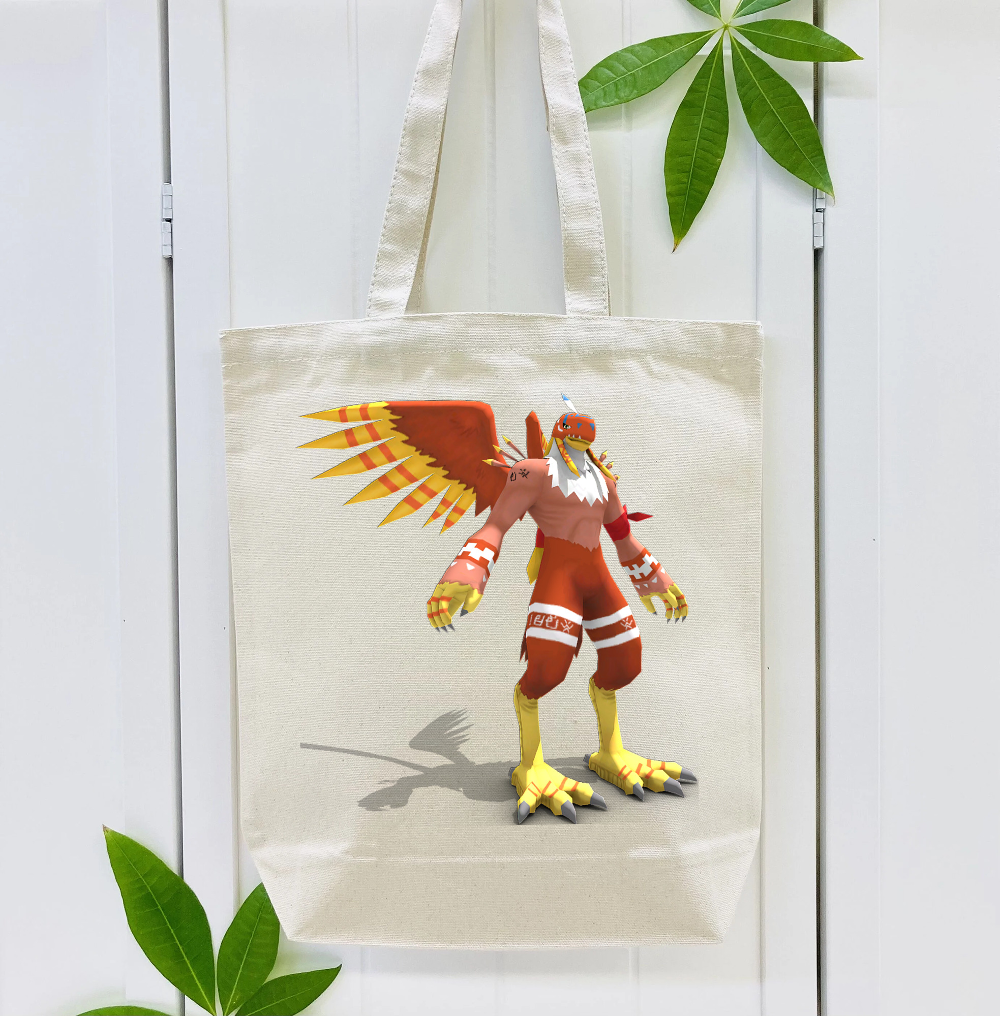 Digimon デジタルモンスター/デジモン 縦型キャンバス生地手提げバッグ　トートバッグ