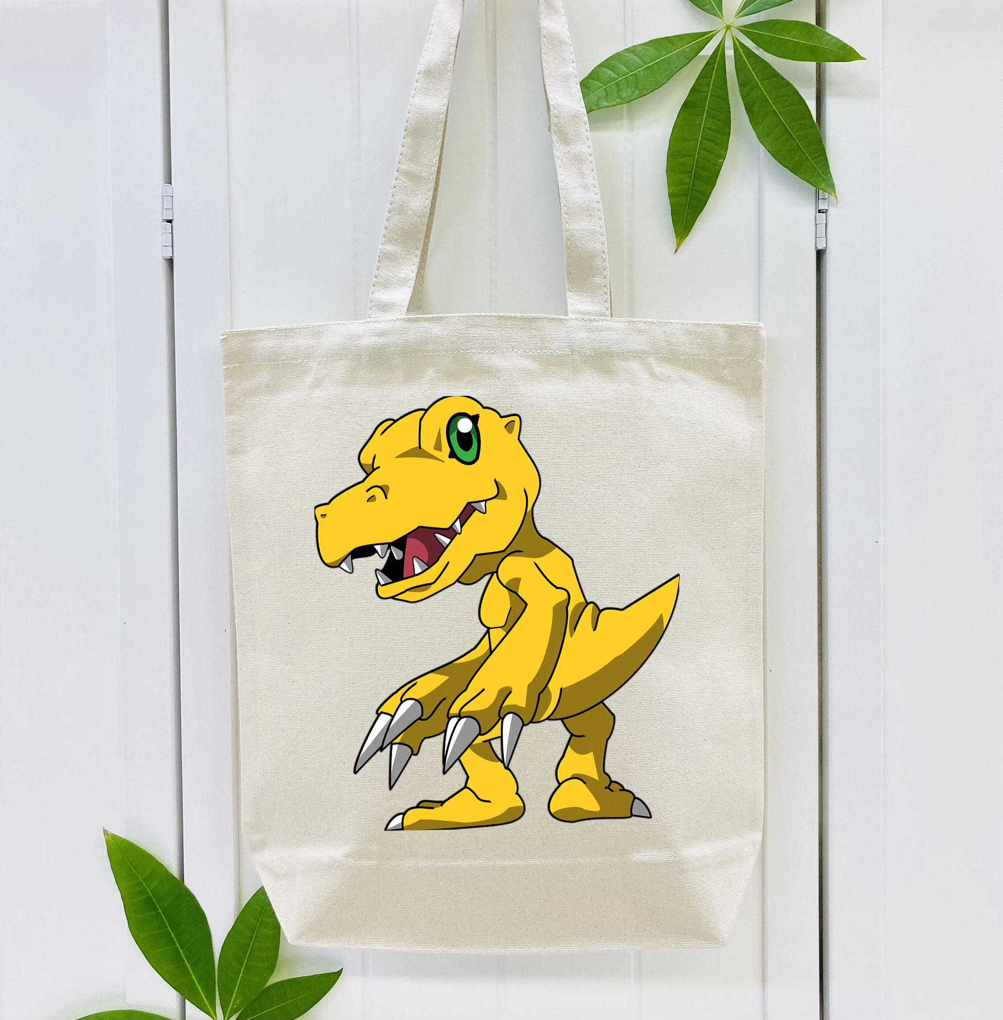 Digimon デジタルモンスター/デジモン 縦型キャンバス生地手提げバッグ　トートバッグ