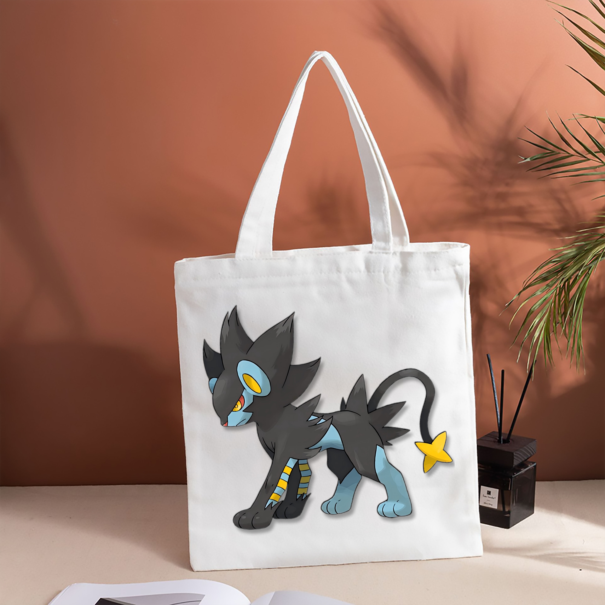 Digimon デジタルモンスター/デジモン 縦型キャンバス生地手提げバッグ　トートバッグ