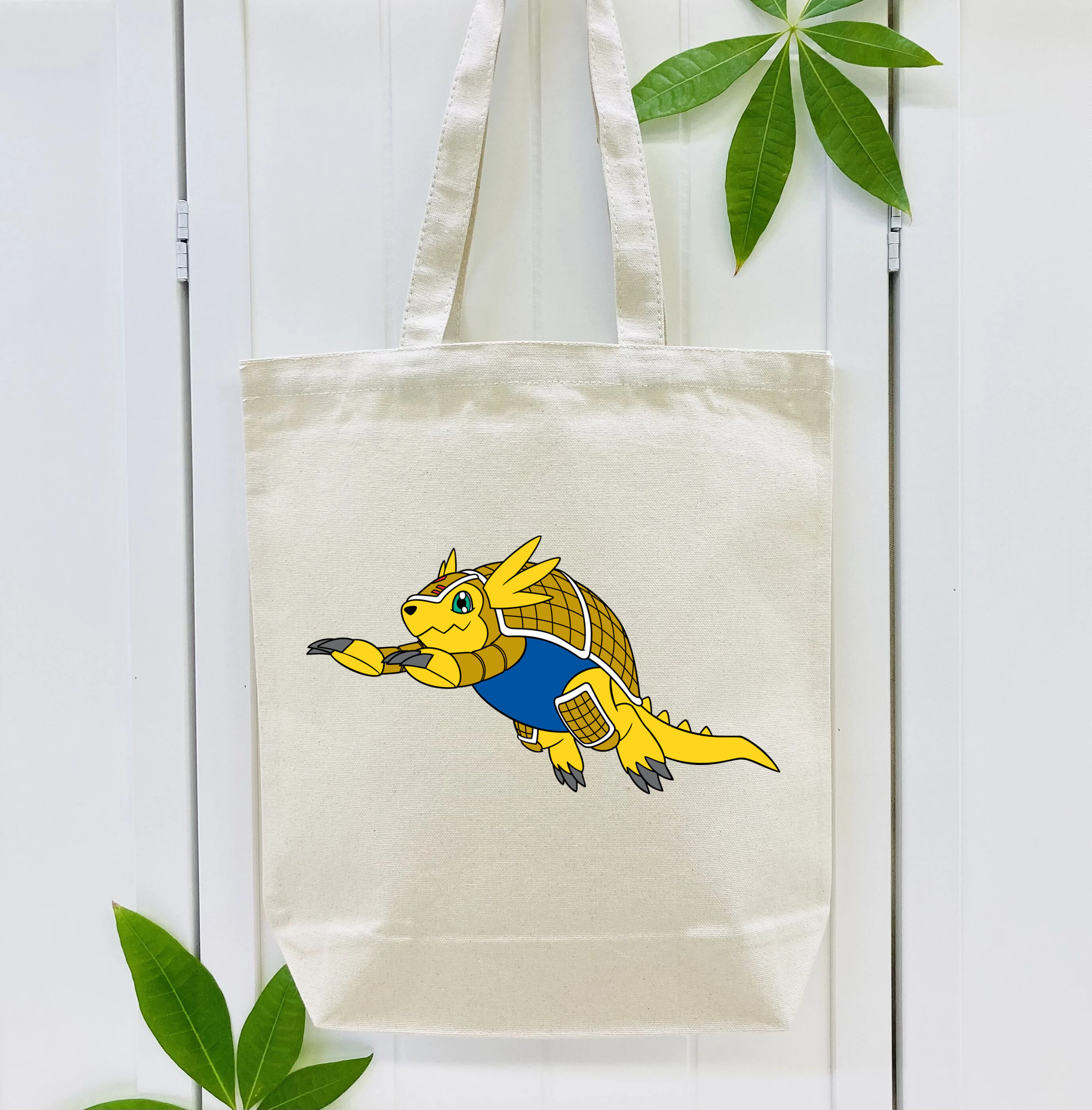 Digimon デジタルモンスター/デジモン 縦型キャンバス生地手提げバッグ　トートバッグ