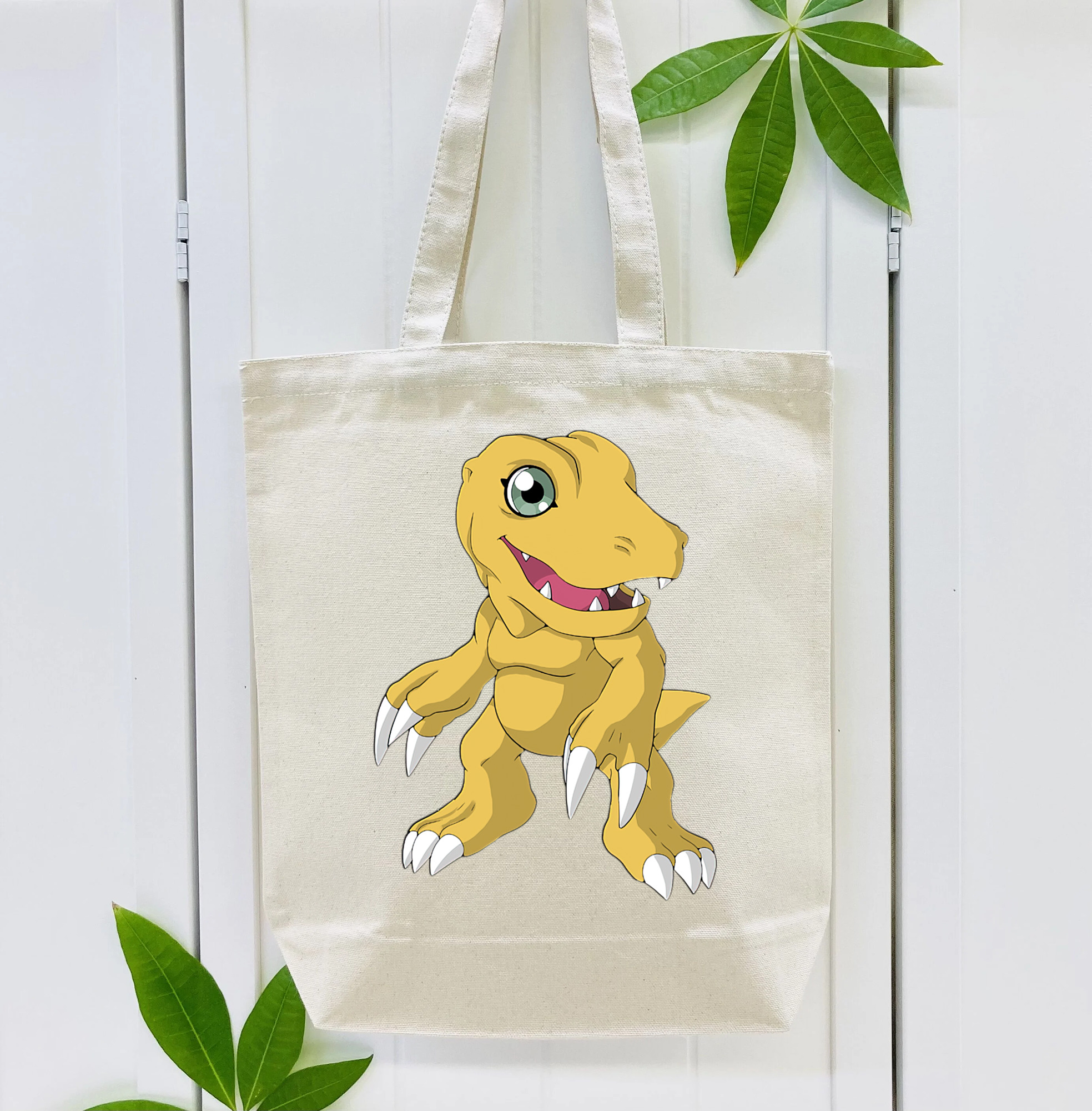 Digimon デジタルモンスター/デジモン 縦型キャンバス生地手提げバッグ　トートバッグ