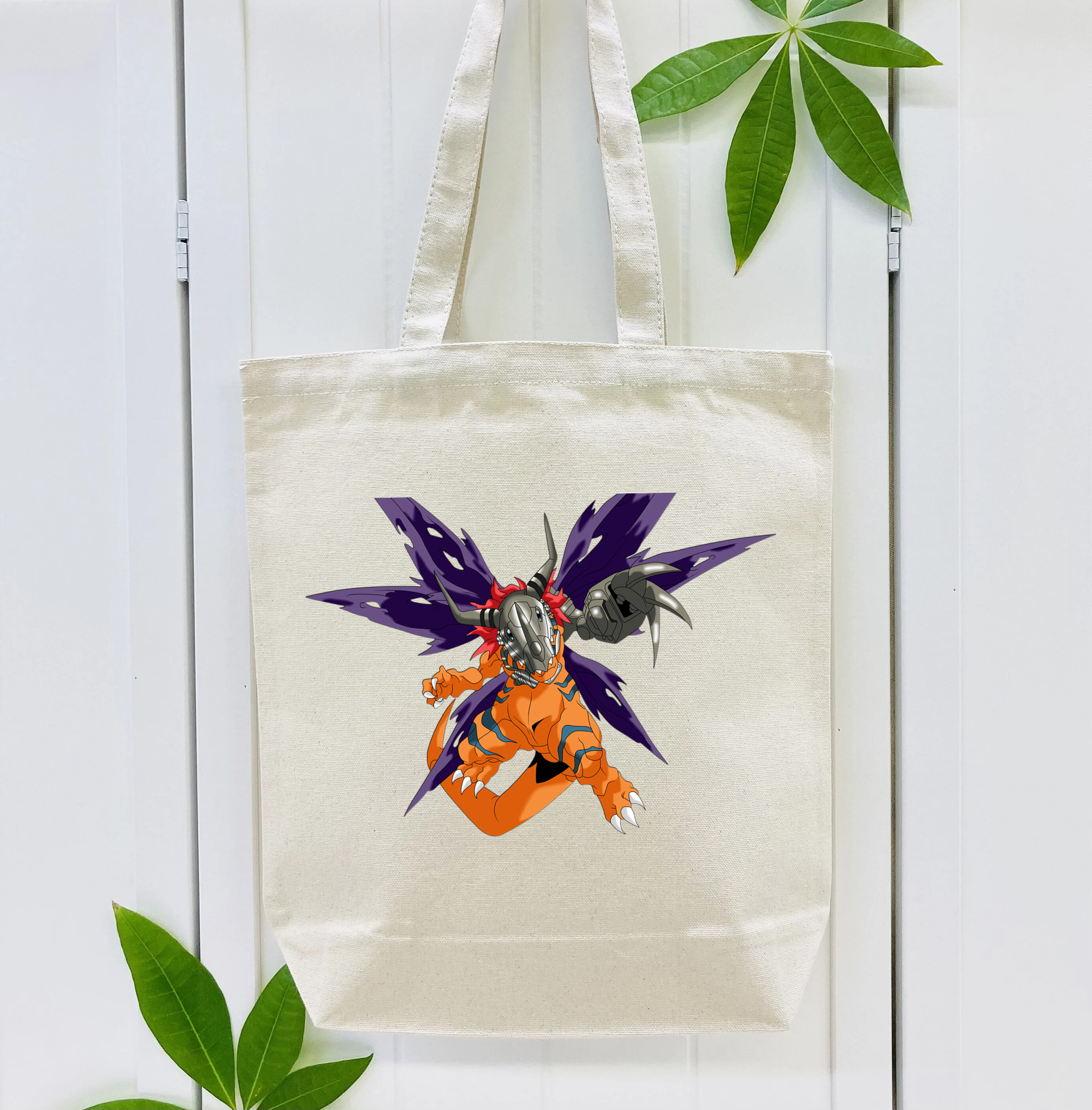 Digimon デジタルモンスター/デジモン 縦型キャンバス生地手提げバッグ　トートバッグ