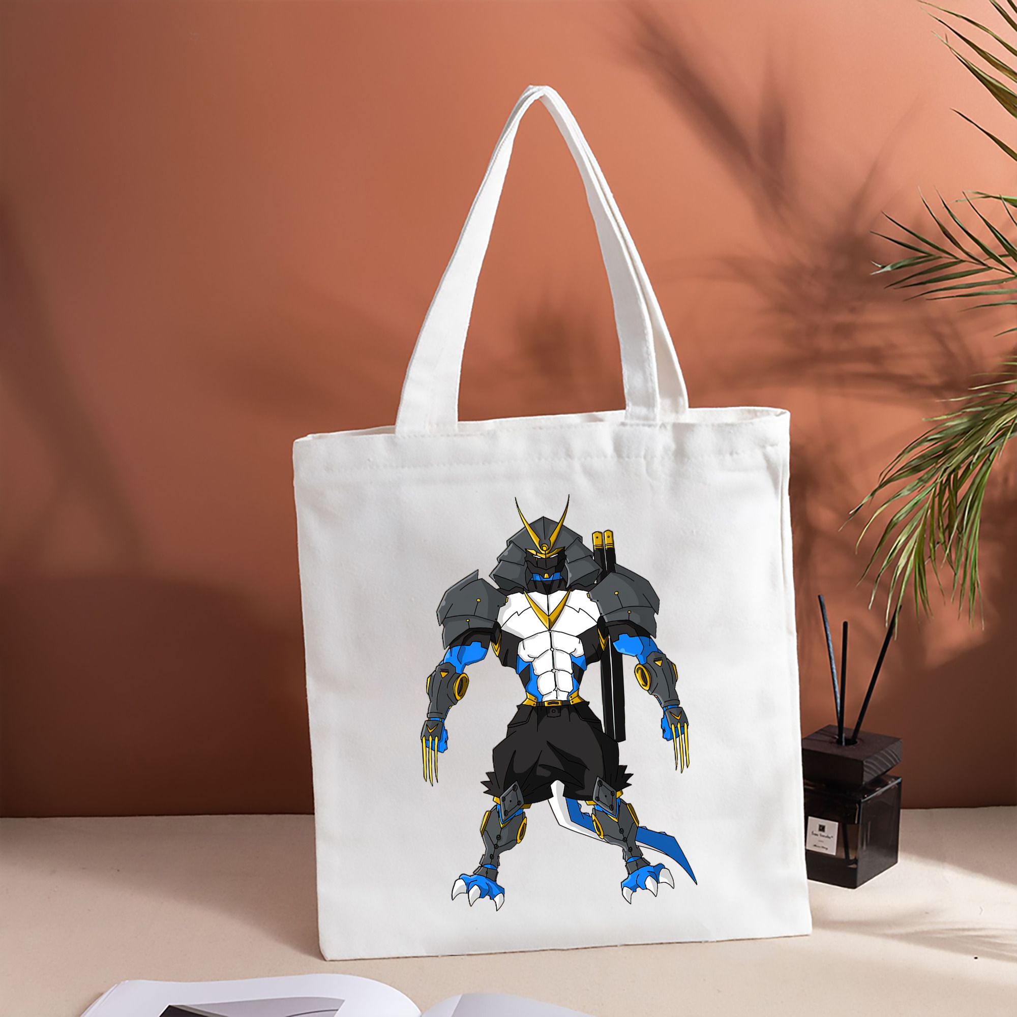 Digimon デジタルモンスター/デジモン 縦型キャンバス生地手提げバッグ　トートバッグ