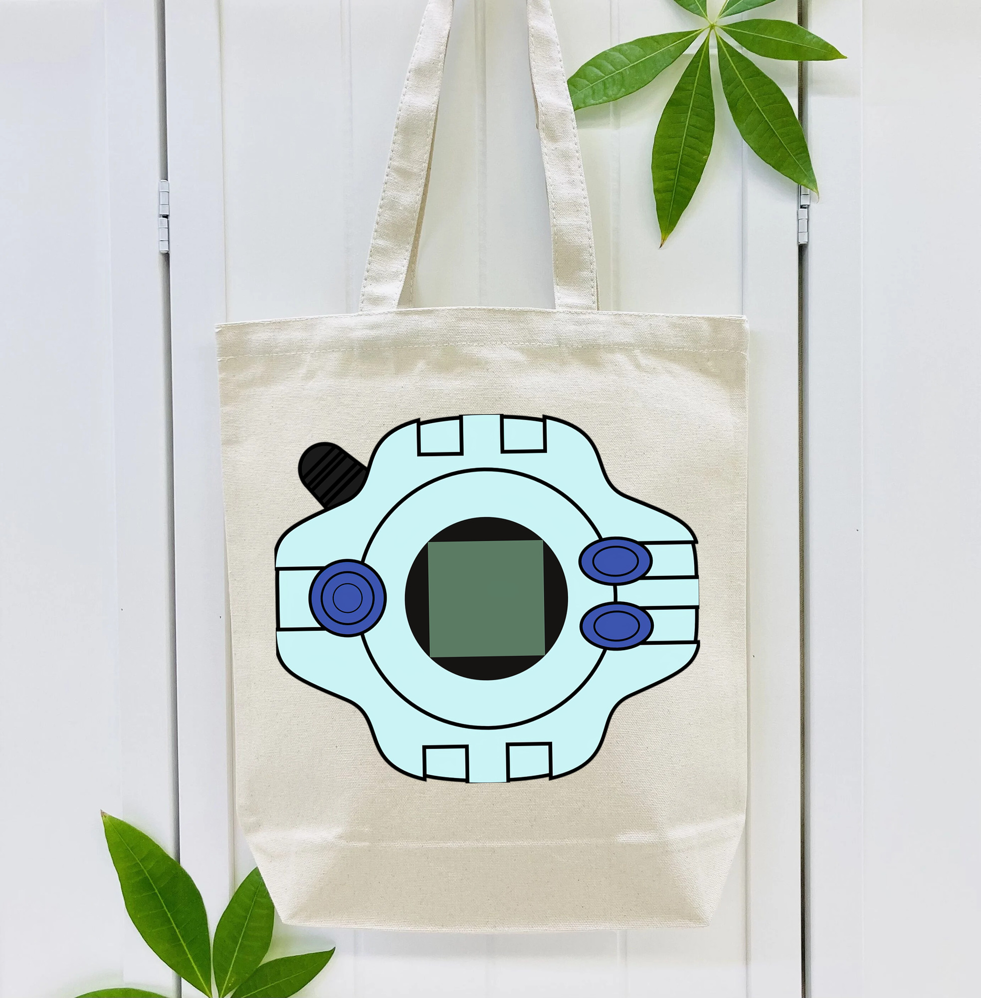 Digimon デジタルモンスター/デジモン 縦型キャンバス生地手提げバッグ　トートバッグ