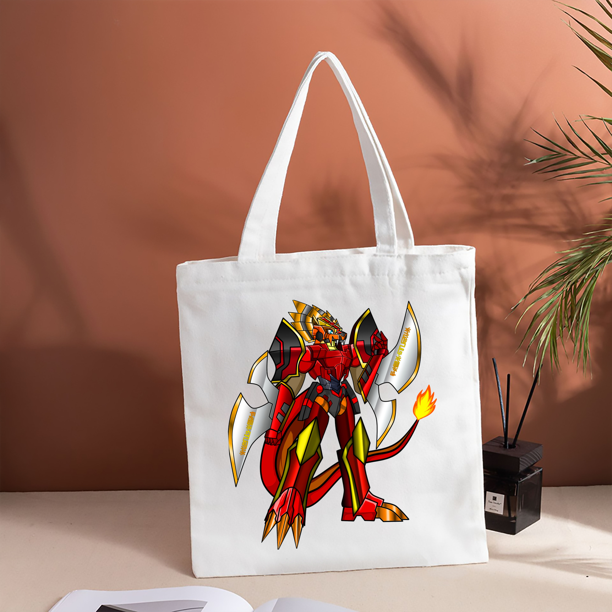 Digimon デジタルモンスター/デジモン 縦型キャンバス生地手提げバッグ　トートバッグ
