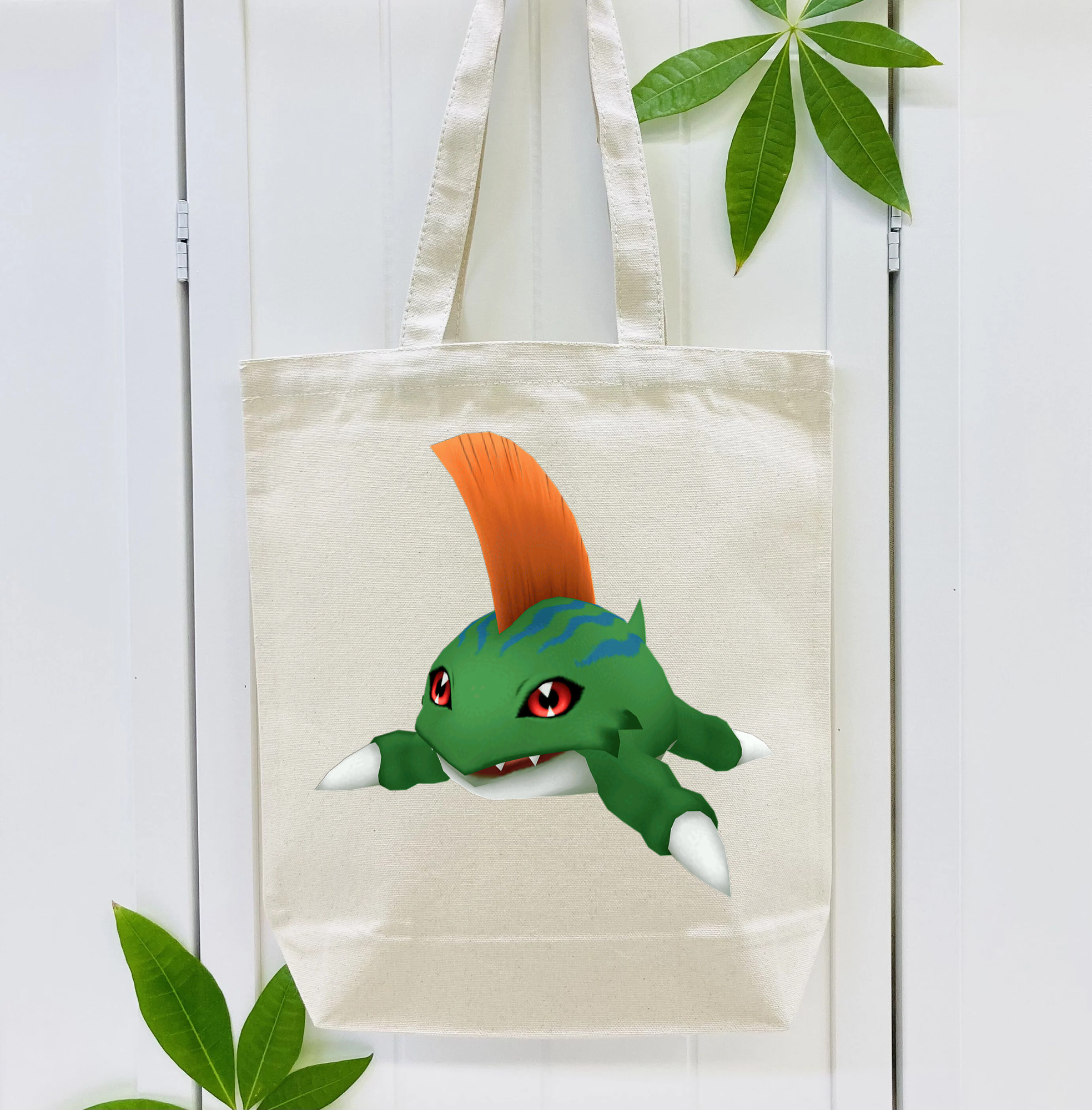 Digimon デジタルモンスター/デジモン 縦型キャンバス生地手提げバッグ　トートバッグ