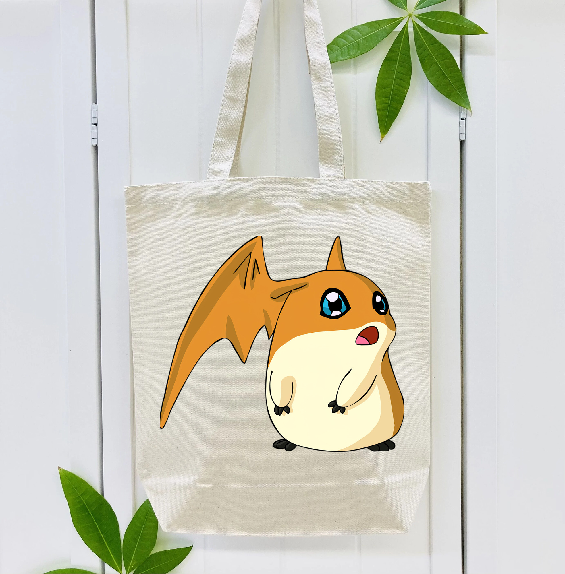 Digimon デジタルモンスター/デジモン 縦型キャンバス生地手提げバッグ　トートバッグ