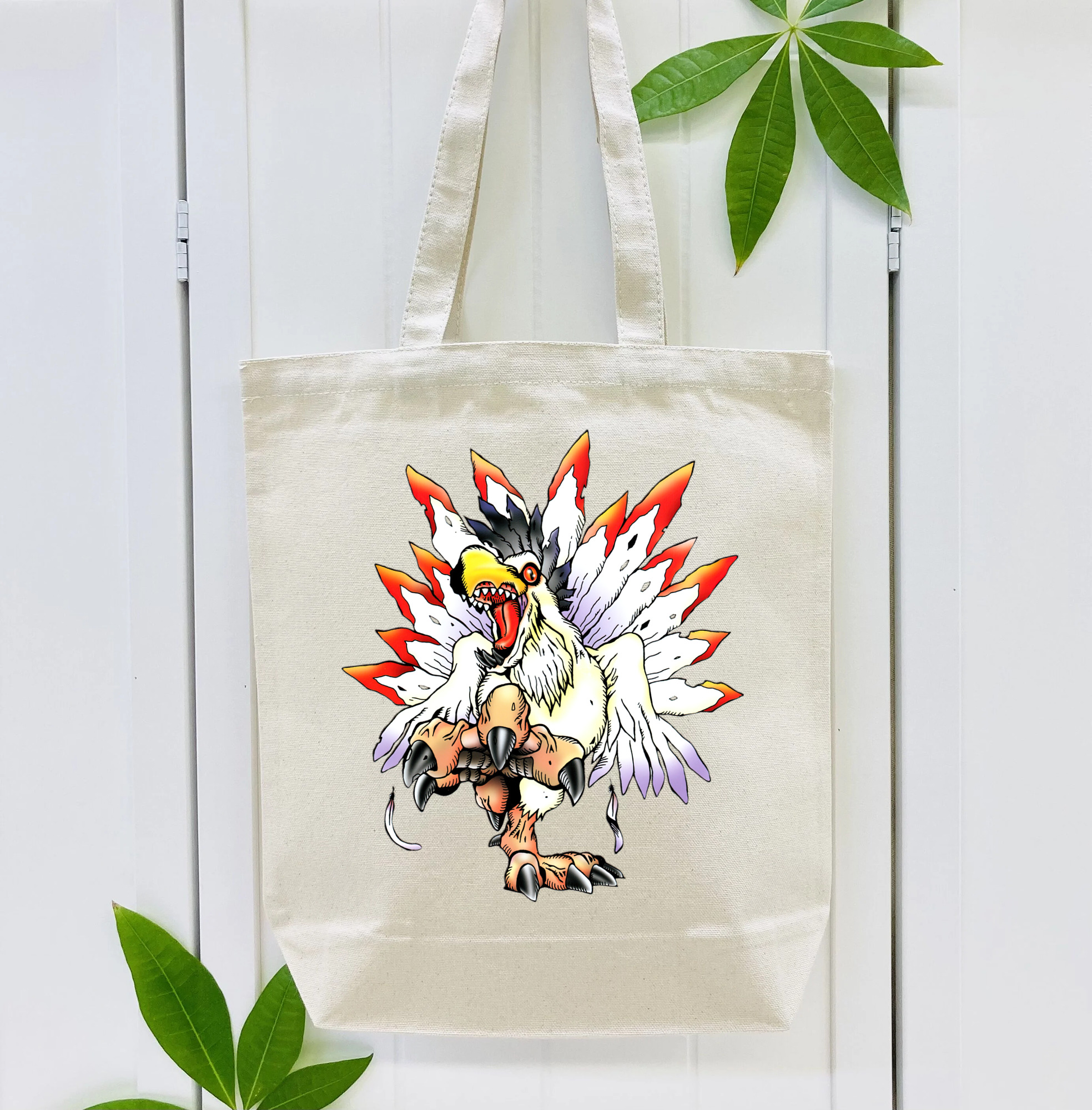 Digimon デジタルモンスター/デジモン 縦型キャンバス生地手提げバッグ　トートバッグ