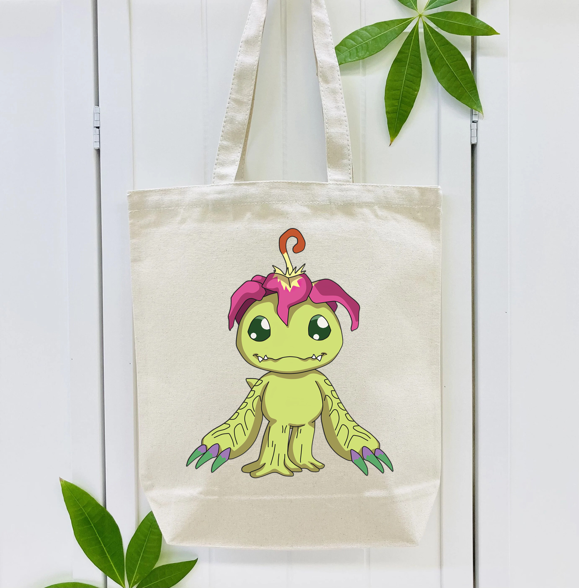 Digimon デジタルモンスター/デジモン 縦型キャンバス生地手提げバッグ　トートバッグ