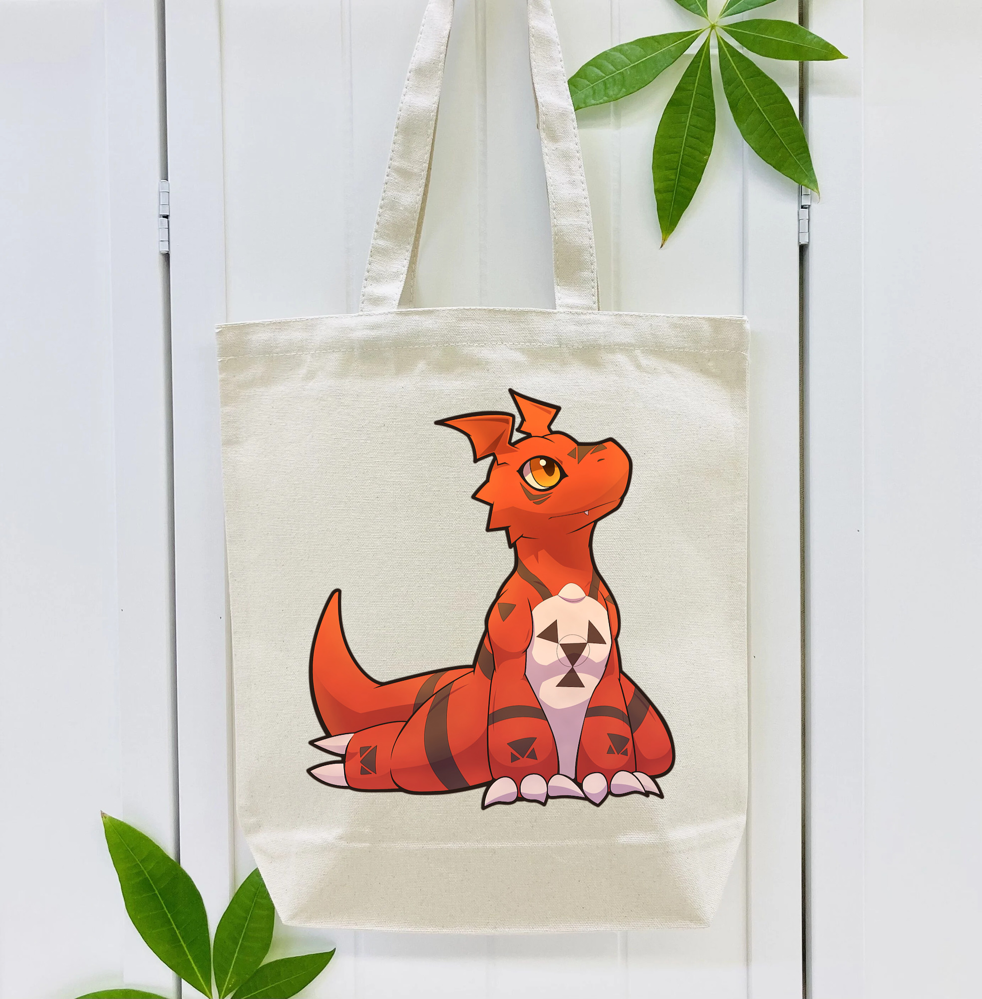 Digimon デジタルモンスター/デジモン 縦型キャンバス生地手提げバッグ　トートバッグ