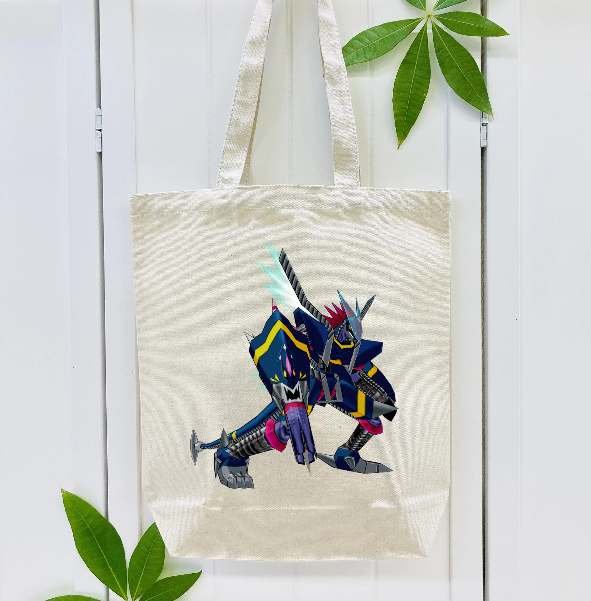 Digimon デジタルモンスター/デジモン 縦型キャンバス生地手提げバッグ　トートバッグ