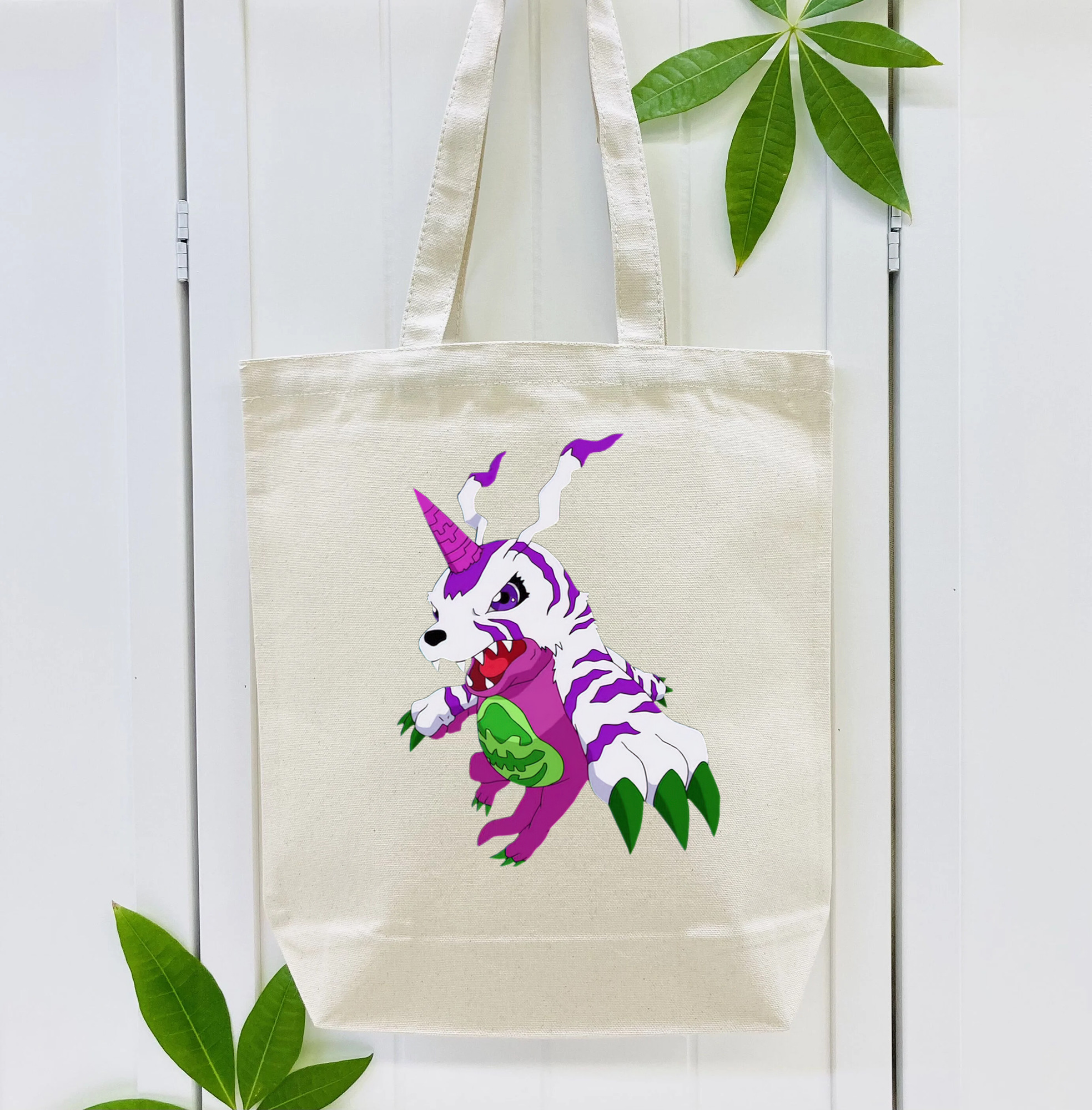 Digimon デジタルモンスター/デジモン 縦型キャンバス生地手提げバッグ　トートバッグ