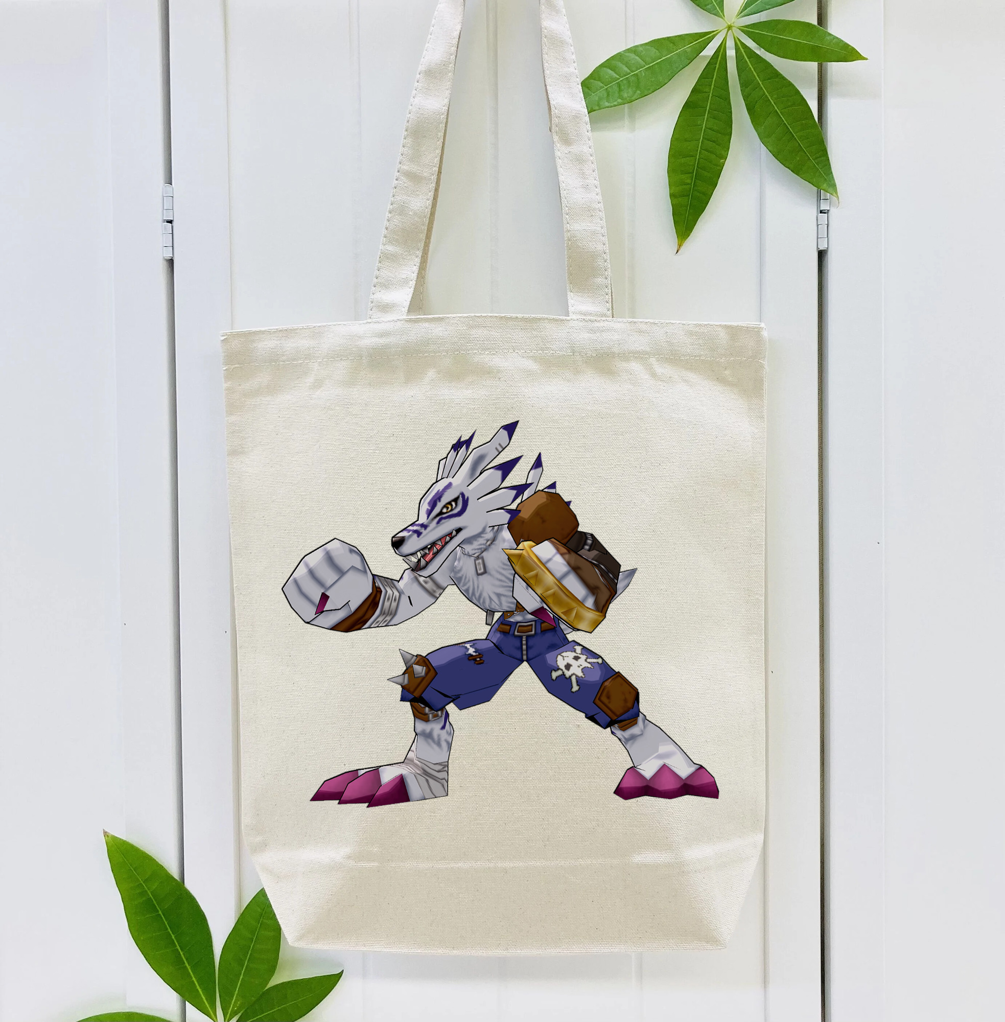 Digimon デジタルモンスター/デジモン 縦型キャンバス生地手提げバッグ　トートバッグ