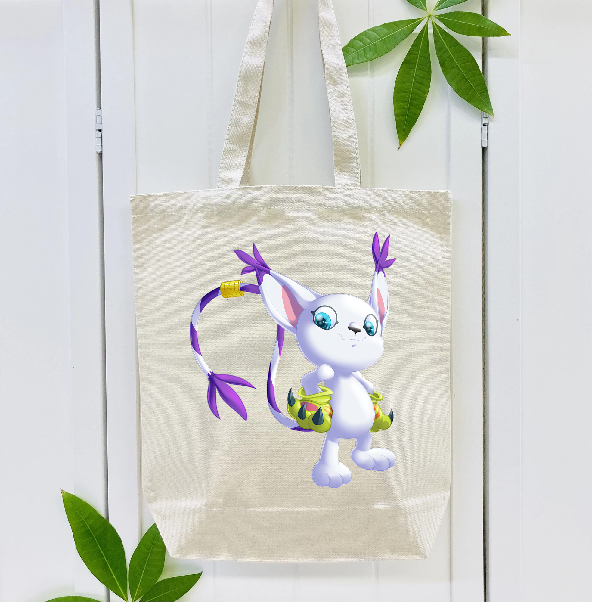 Digimon デジタルモンスター/デジモン 縦型キャンバス生地手提げバッグ　トートバッグ