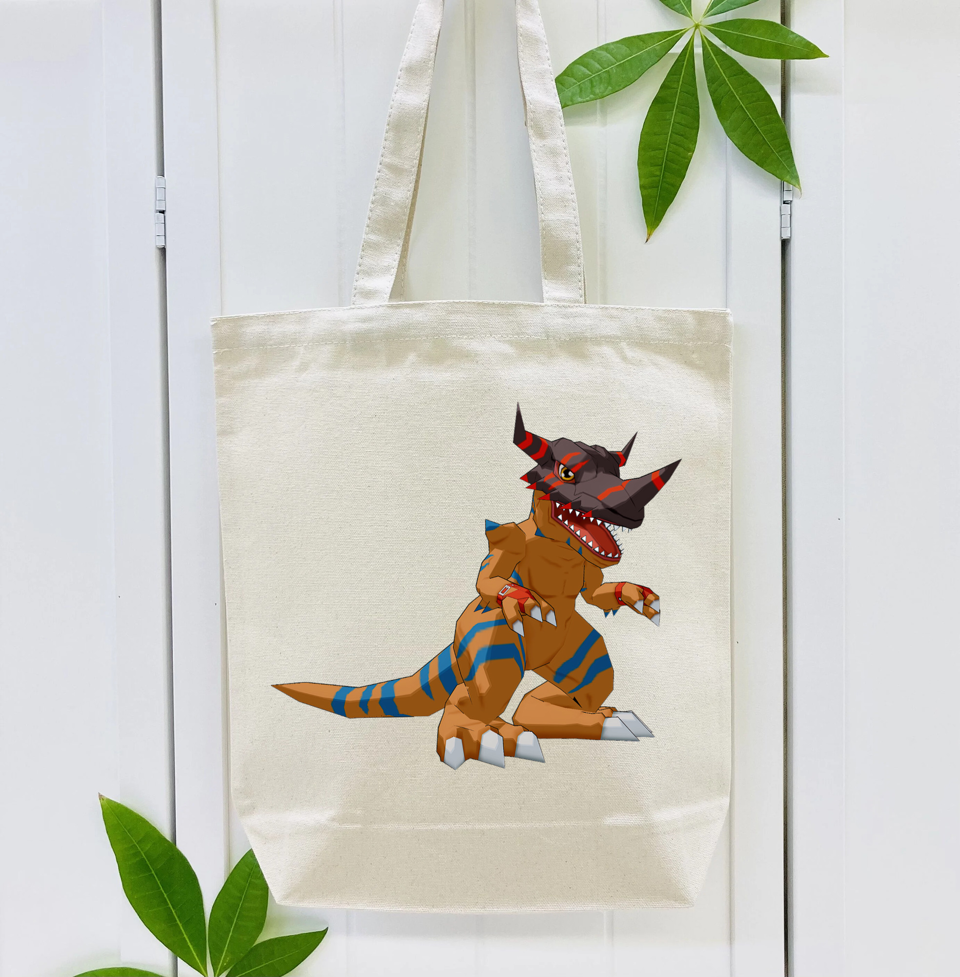 Digimon デジタルモンスター/デジモン 縦型キャンバス生地手提げバッグ　トートバッグ