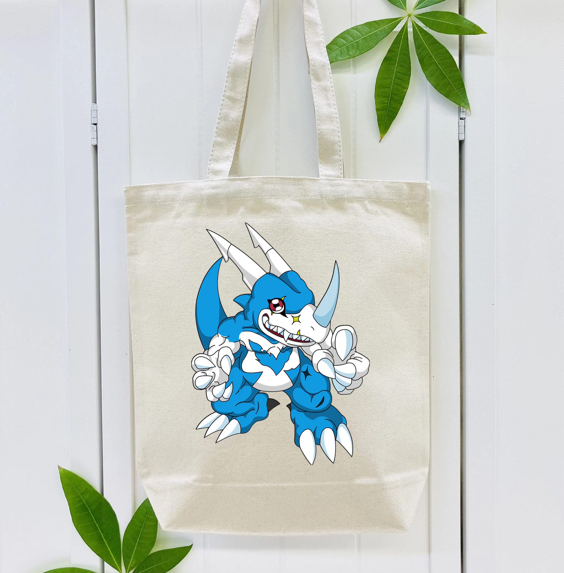 Digimon デジタルモンスター/デジモン 縦型キャンバス生地手提げバッグ　トートバッグ