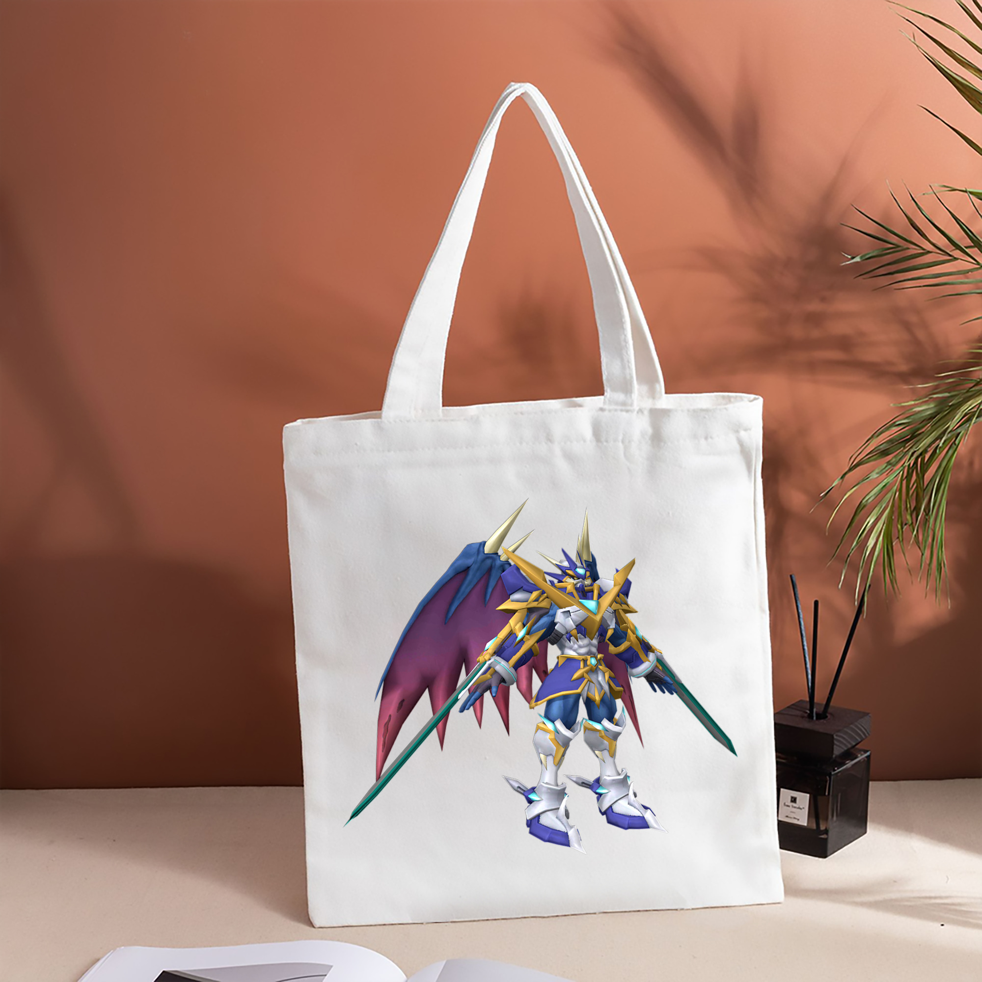Digimon デジタルモンスター/デジモン 縦型キャンバス生地手提げバッグ　トートバッグ