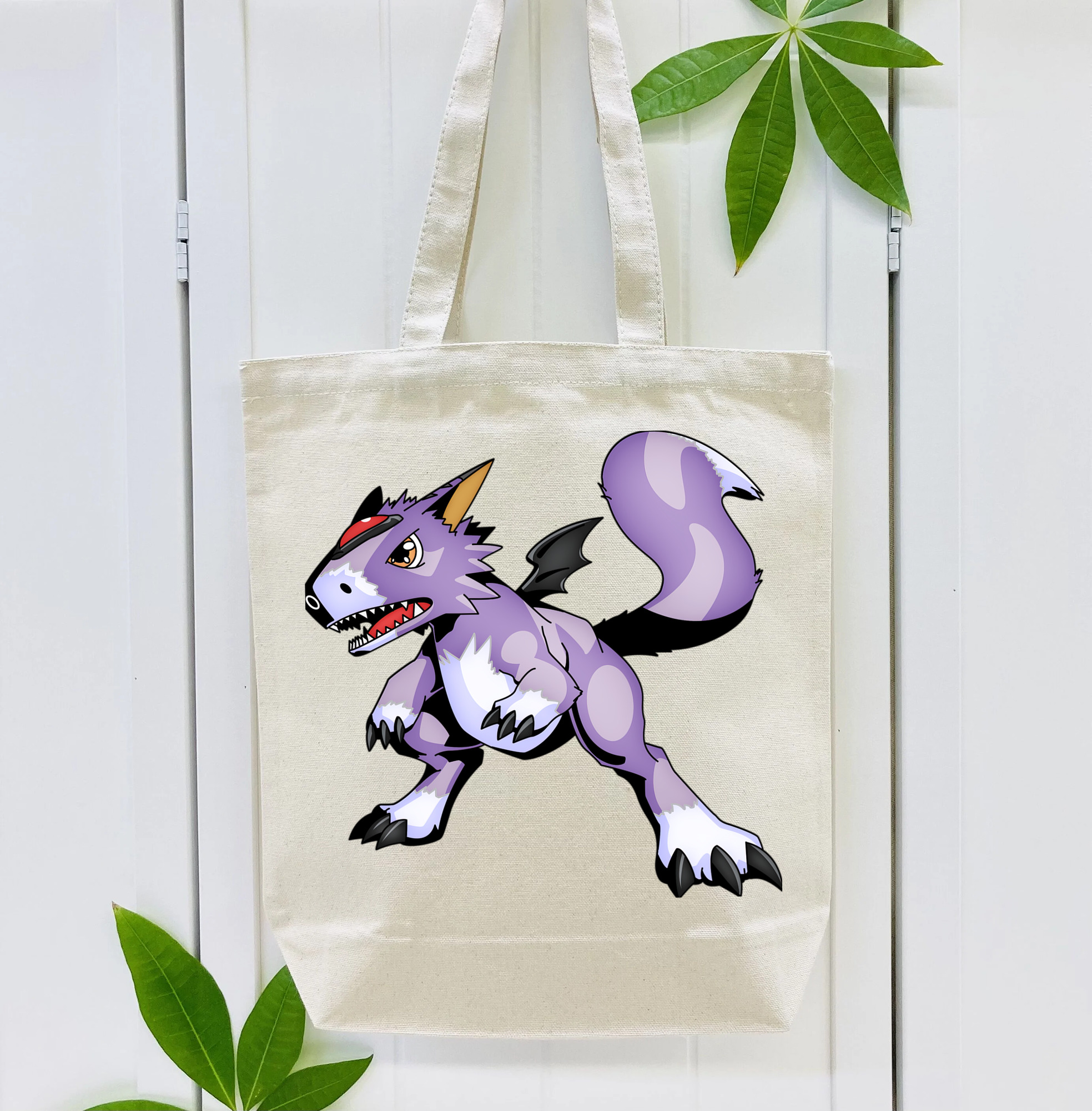 Digimon デジタルモンスター/デジモン 縦型キャンバス生地手提げバッグ　トートバッグ