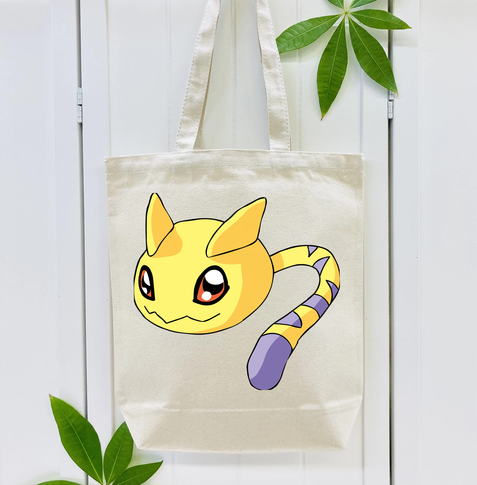 Digimon デジタルモンスター/デジモン 縦型キャンバス生地手提げバッグ　トートバッグ