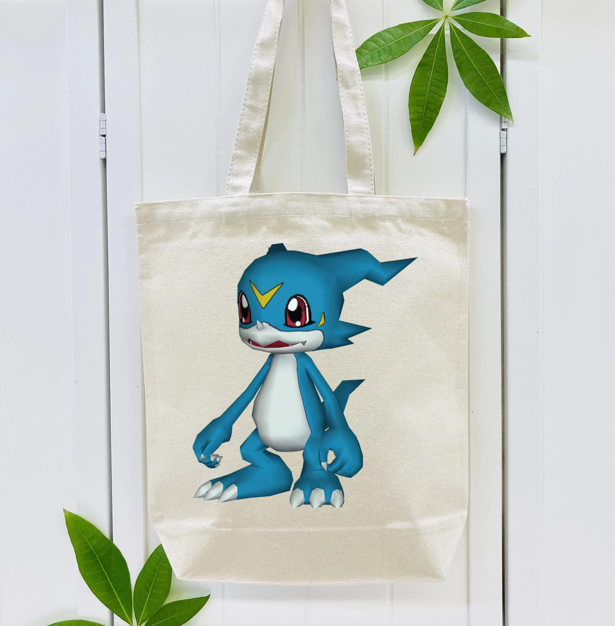 Digimon デジタルモンスター/デジモン 縦型キャンバス生地手提げバッグ　トートバッグ