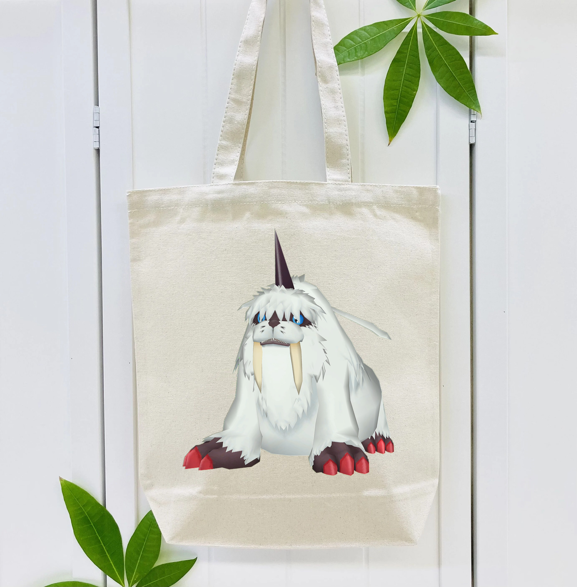Digimon デジタルモンスター/デジモン 縦型キャンバス生地手提げバッグ　トートバッグ