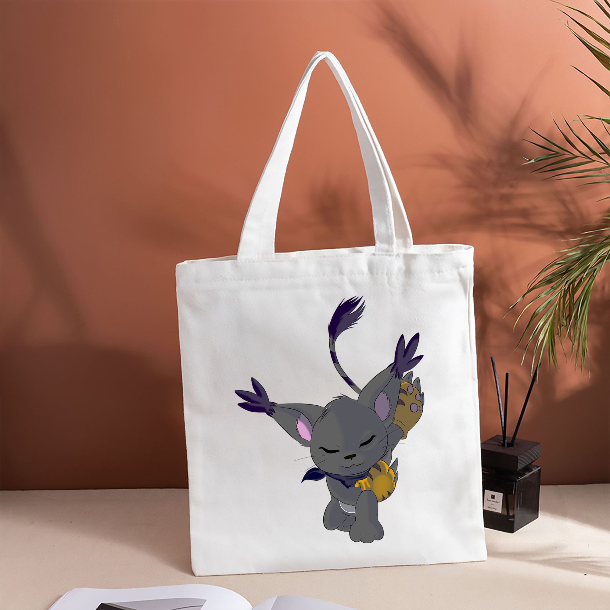 Digimon デジタルモンスター/デジモン 縦型キャンバス生地手提げバッグ　トートバッグ