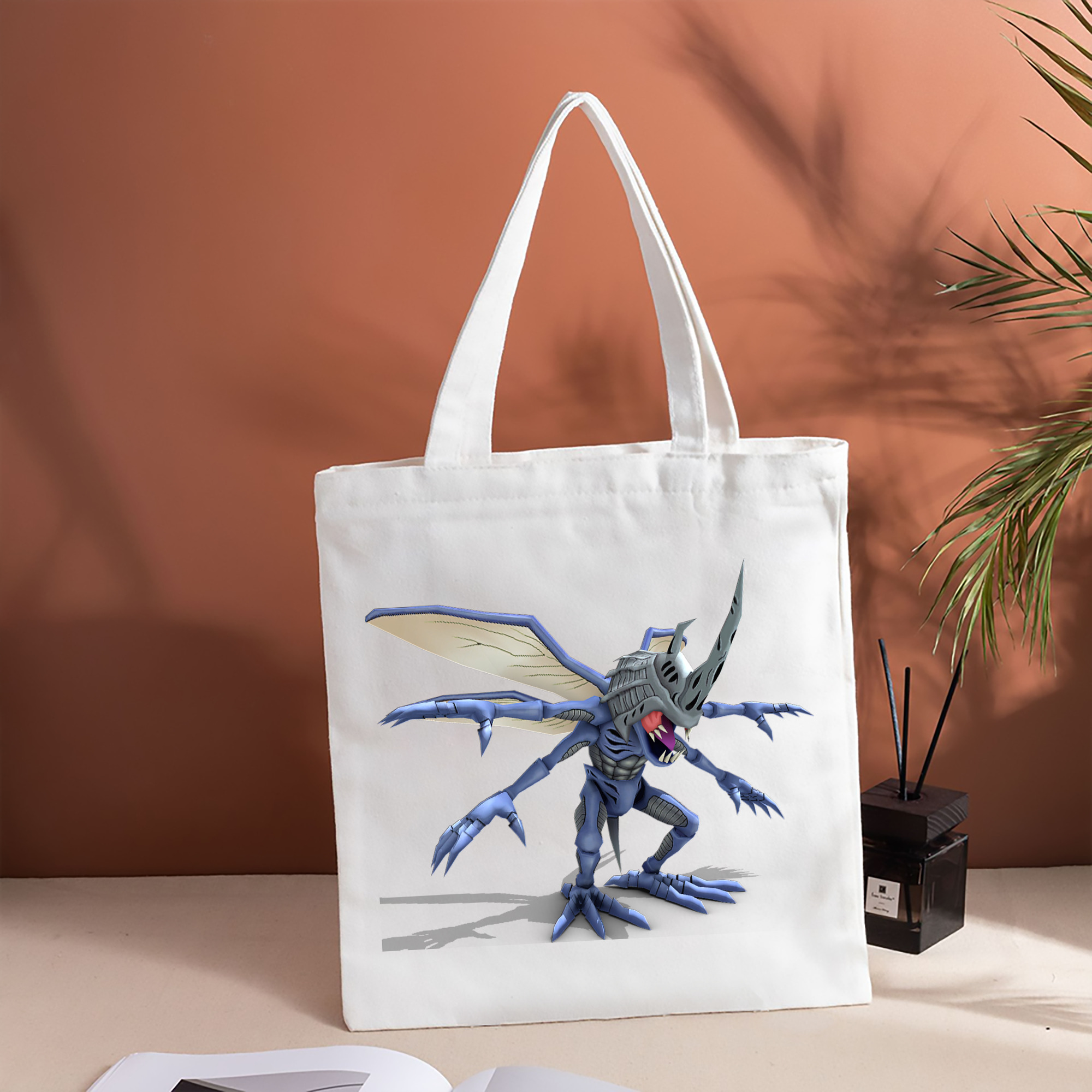 Digimon デジタルモンスター/デジモン 縦型キャンバス生地手提げバッグ　トートバッグ
