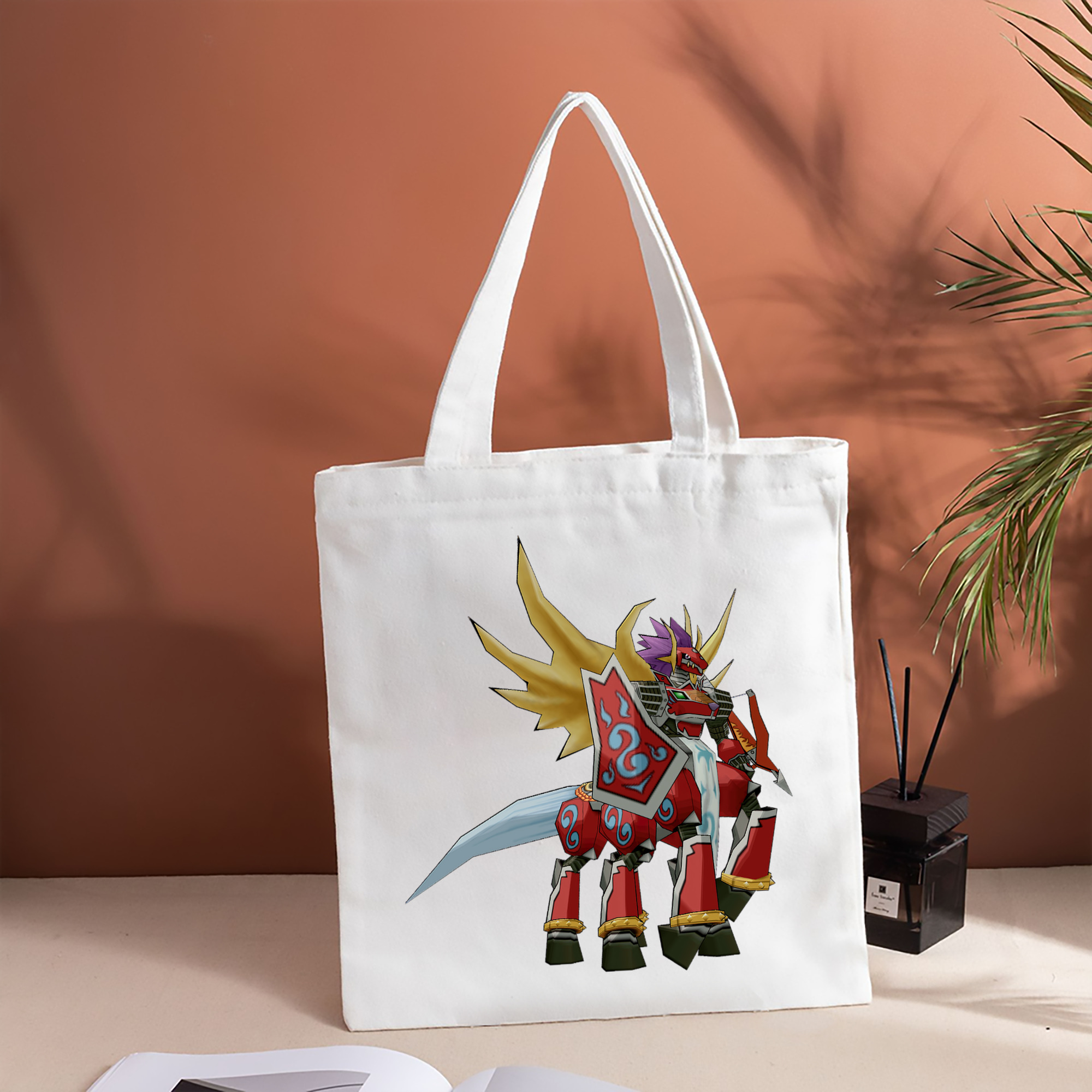 Digimon デジタルモンスター/デジモン 縦型キャンバス生地手提げバッグ　トートバッグ