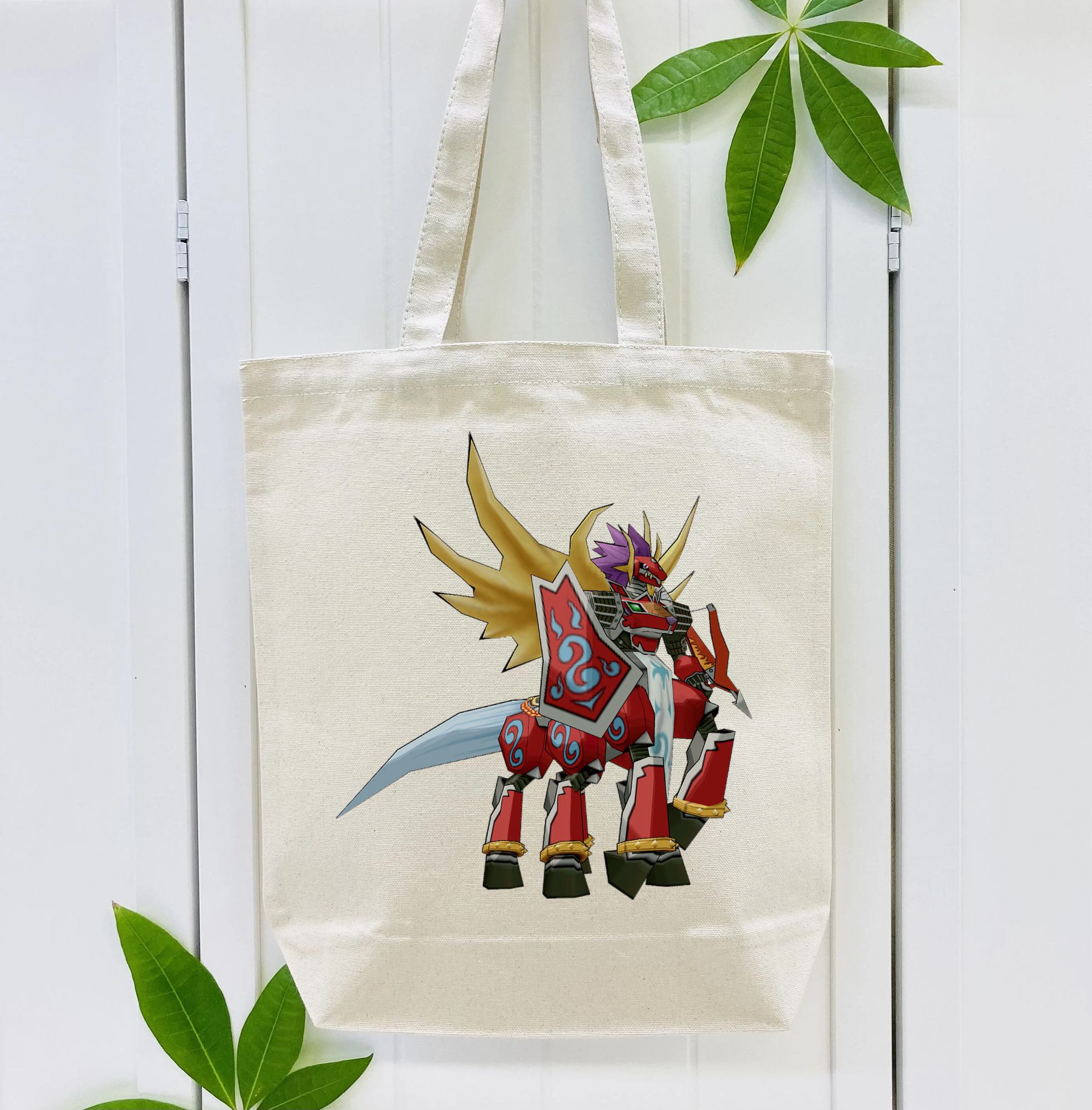Digimon デジタルモンスター/デジモン 縦型キャンバス生地手提げバッグ　トートバッグ