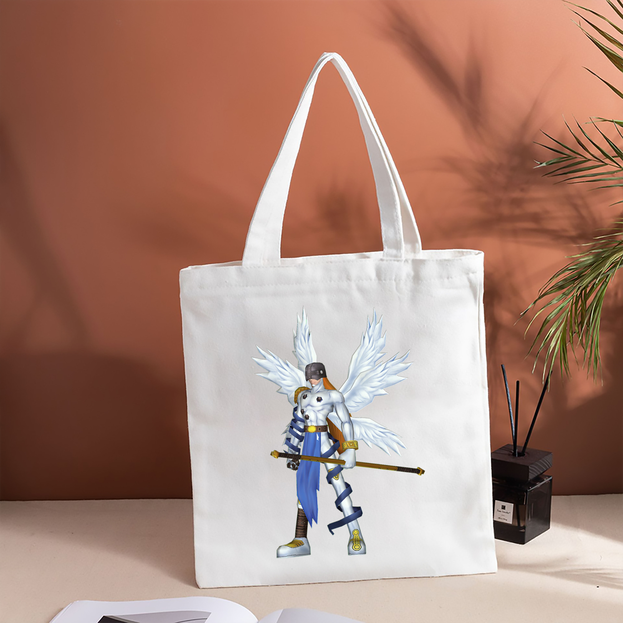 Digimon デジタルモンスター/デジモン 縦型キャンバス生地手提げバッグ　トートバッグ