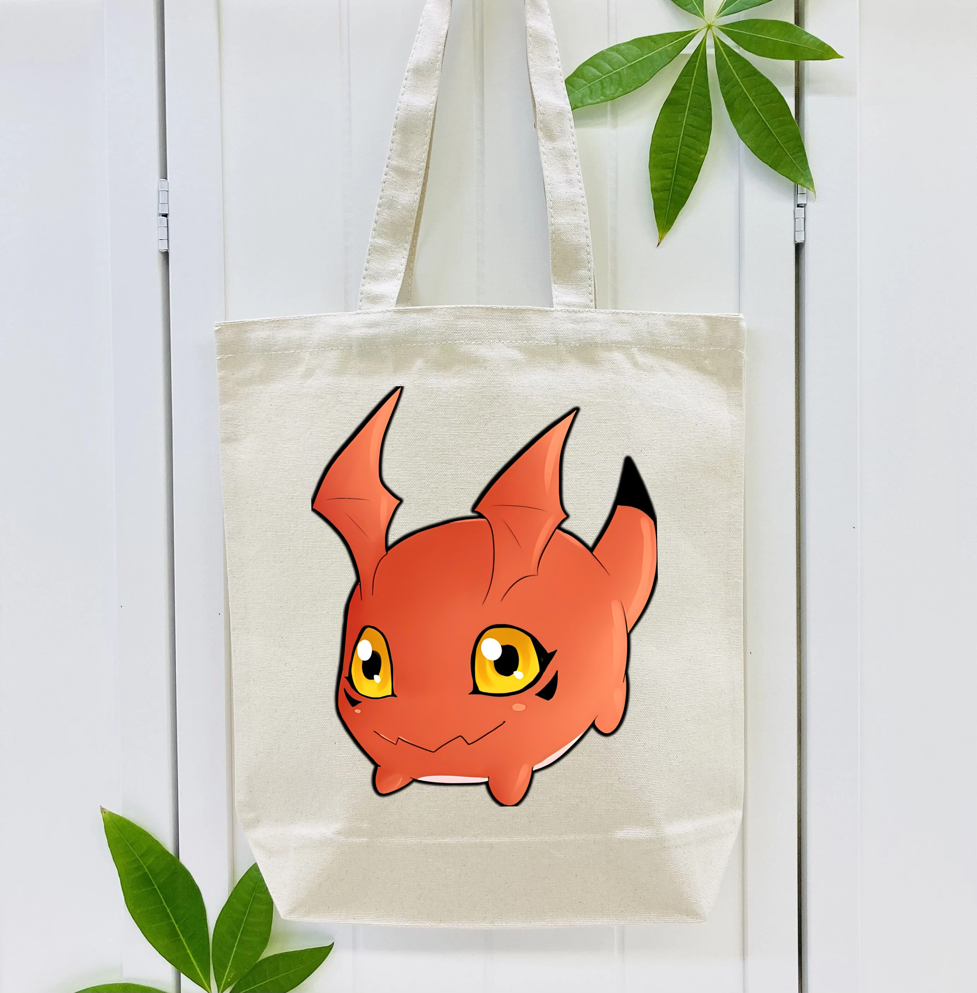 Digimon デジタルモンスター/デジモン 縦型キャンバス生地手提げバッグ　トートバッグ