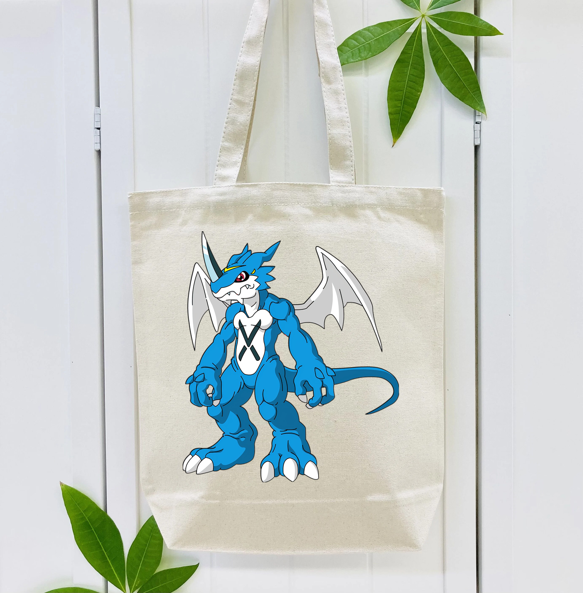 Digimon デジタルモンスター/デジモン 縦型キャンバス生地手提げバッグ　トートバッグ